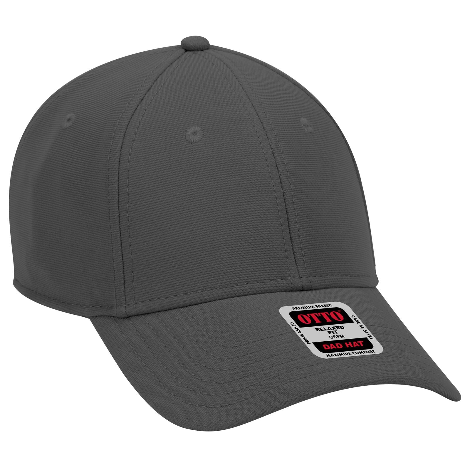 Custom Embroidered or DTF Printed - OTTO CAP® 6 Panel Low Profile Baseball Cap
