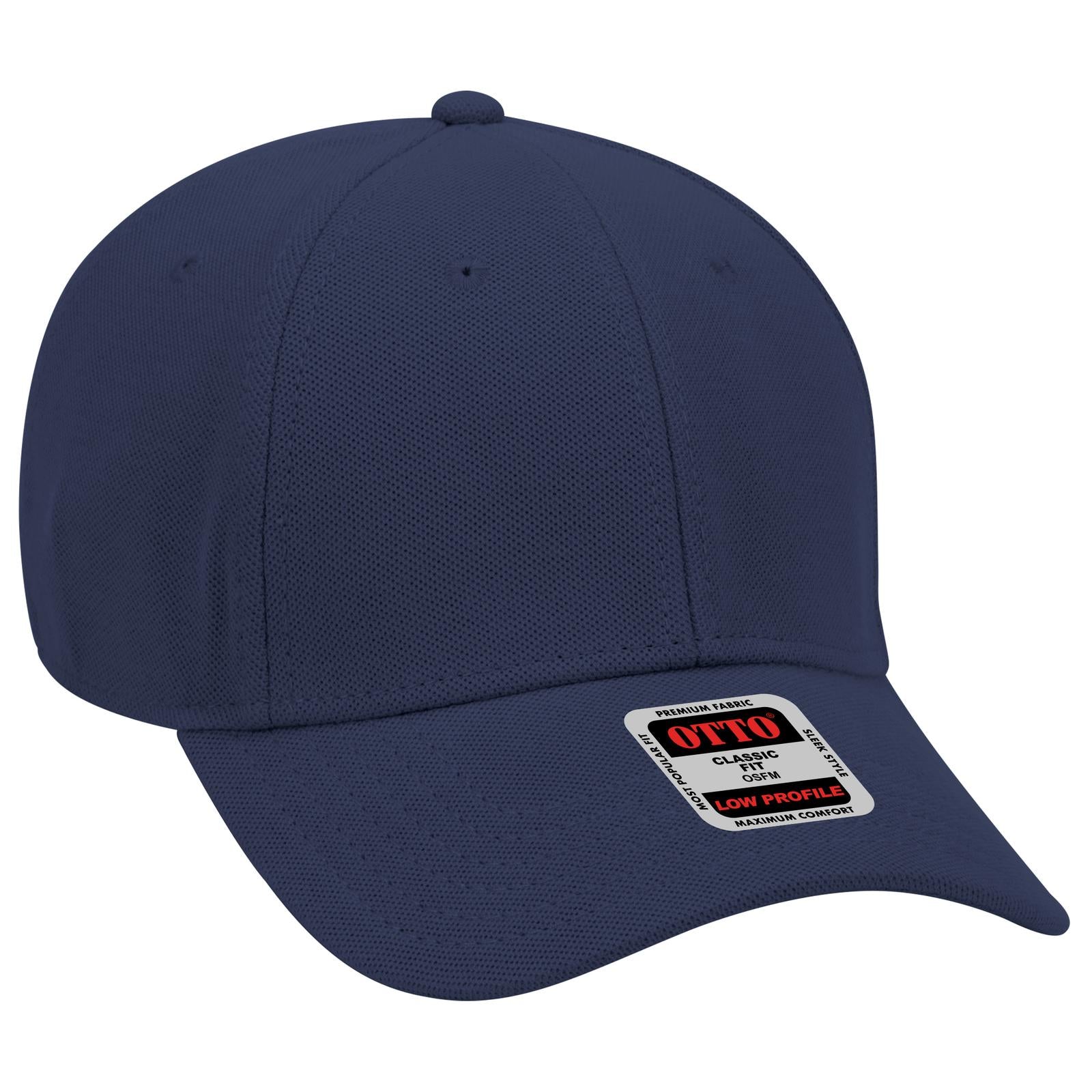 Custom Embroidered or DTF Printed - OTTO CAP® 6 Panel Low Profile Baseball Cap