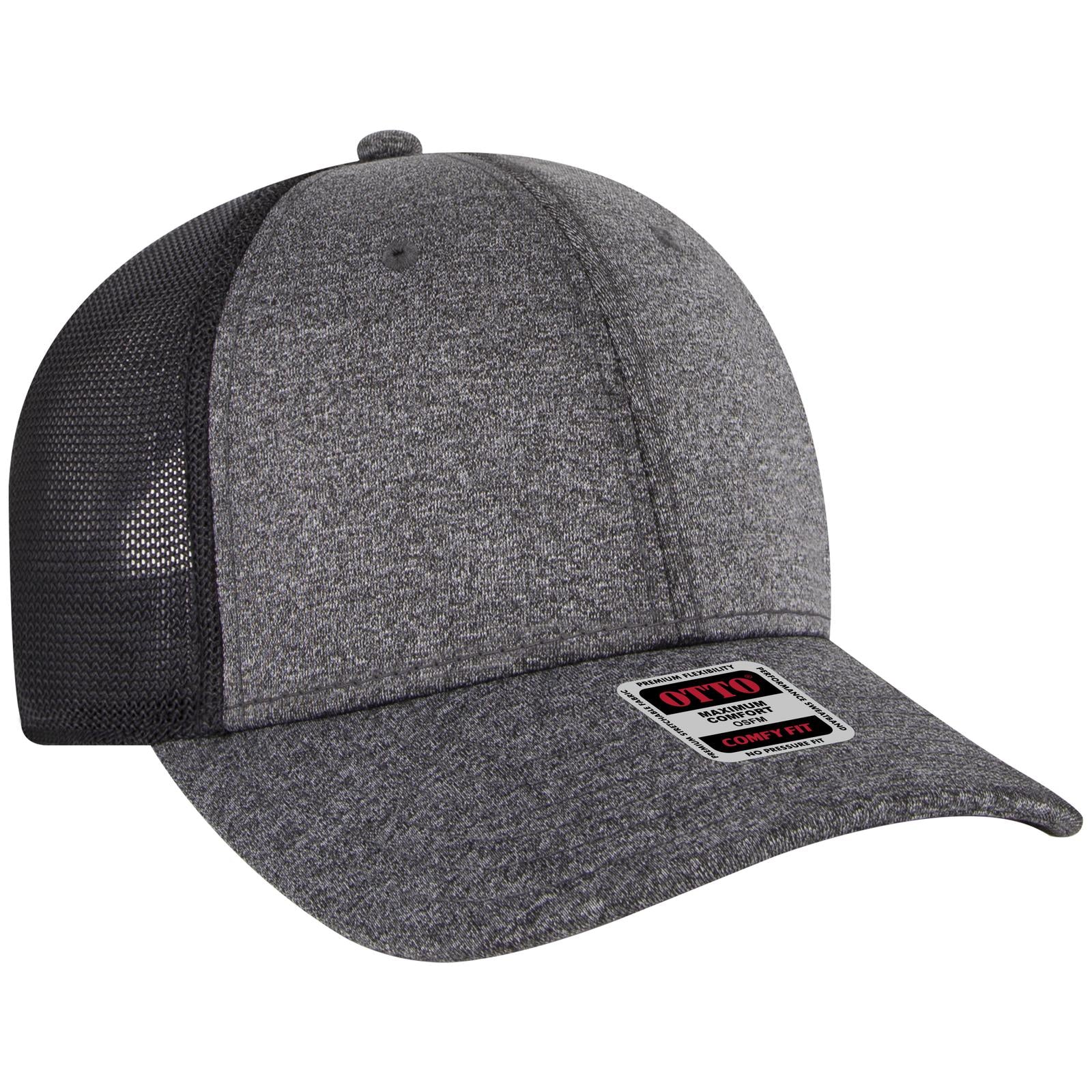 Custom Embroidered or DTF Printed - OTTO CAP® OTTO COMFY FIT® 6 Panel Low Profile Mesh Back Trucker Hat