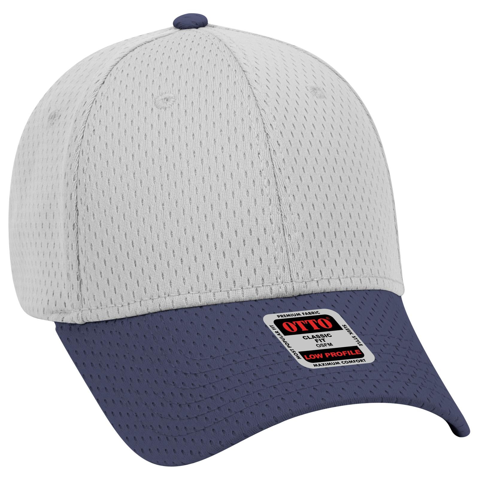 Custom Embroidered or DTF Printed - OTTO CAP® 6 Panel Low Profile Baseball Cap