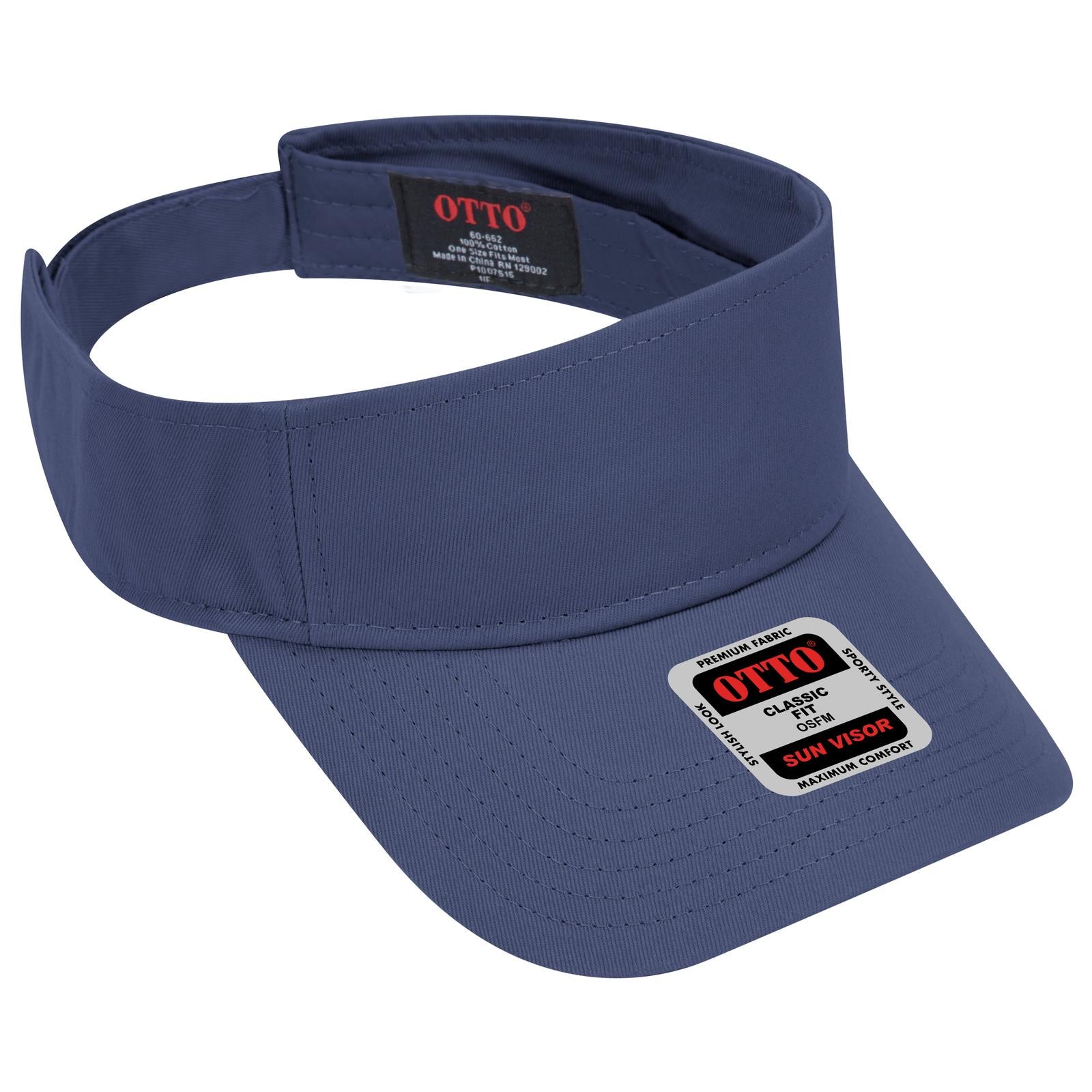 Custom Embroidered or DTF Printed - OTTO CAP® Sun Visor
