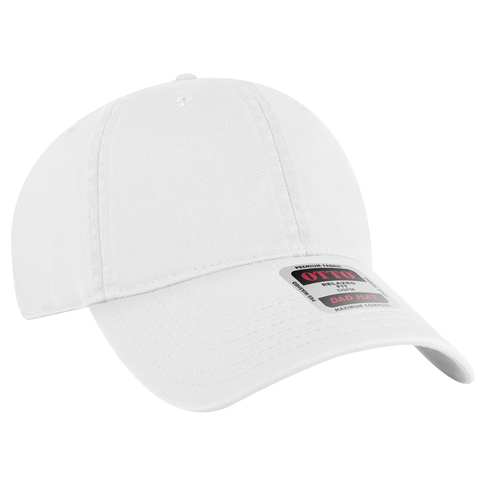 Custom Embroidered - OTTO CAP 6 Panel Low Profile Dad Hat