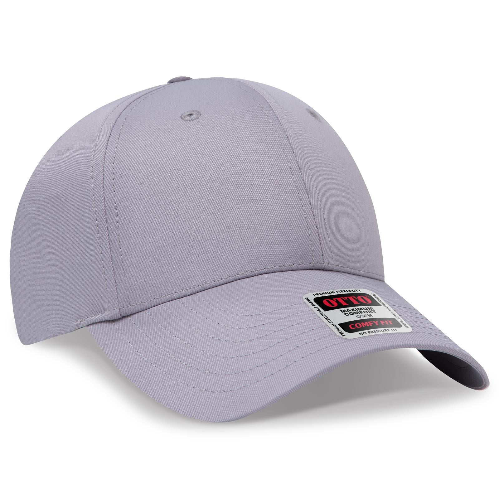 Custom Embroidered or DTF Printed - OTTO CAP® OTTO COMFY FIT® 6 Panel Low Profile Baseball Cap