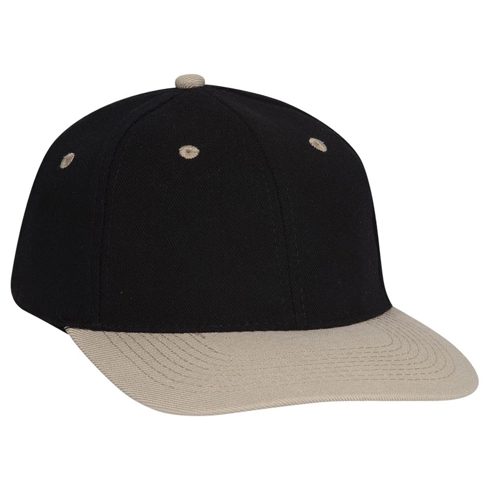 Custom Embroidered or DTF Printed - OTTO CAP® OTTO FLEX® Fitted 6 Panel Low Profile Baseball Cap