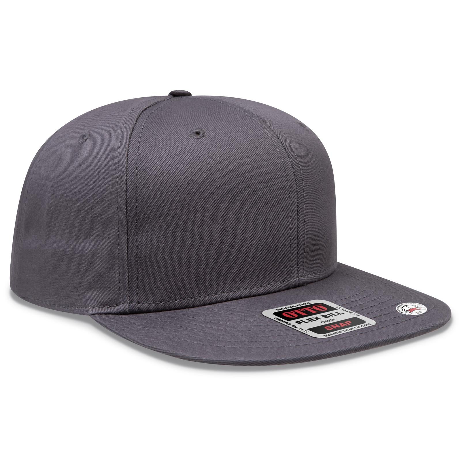 Custom Embroidered or DTF Printed - OTTO CAP® OTTO SNAP 6 Panel Pro Style Snapback Hat