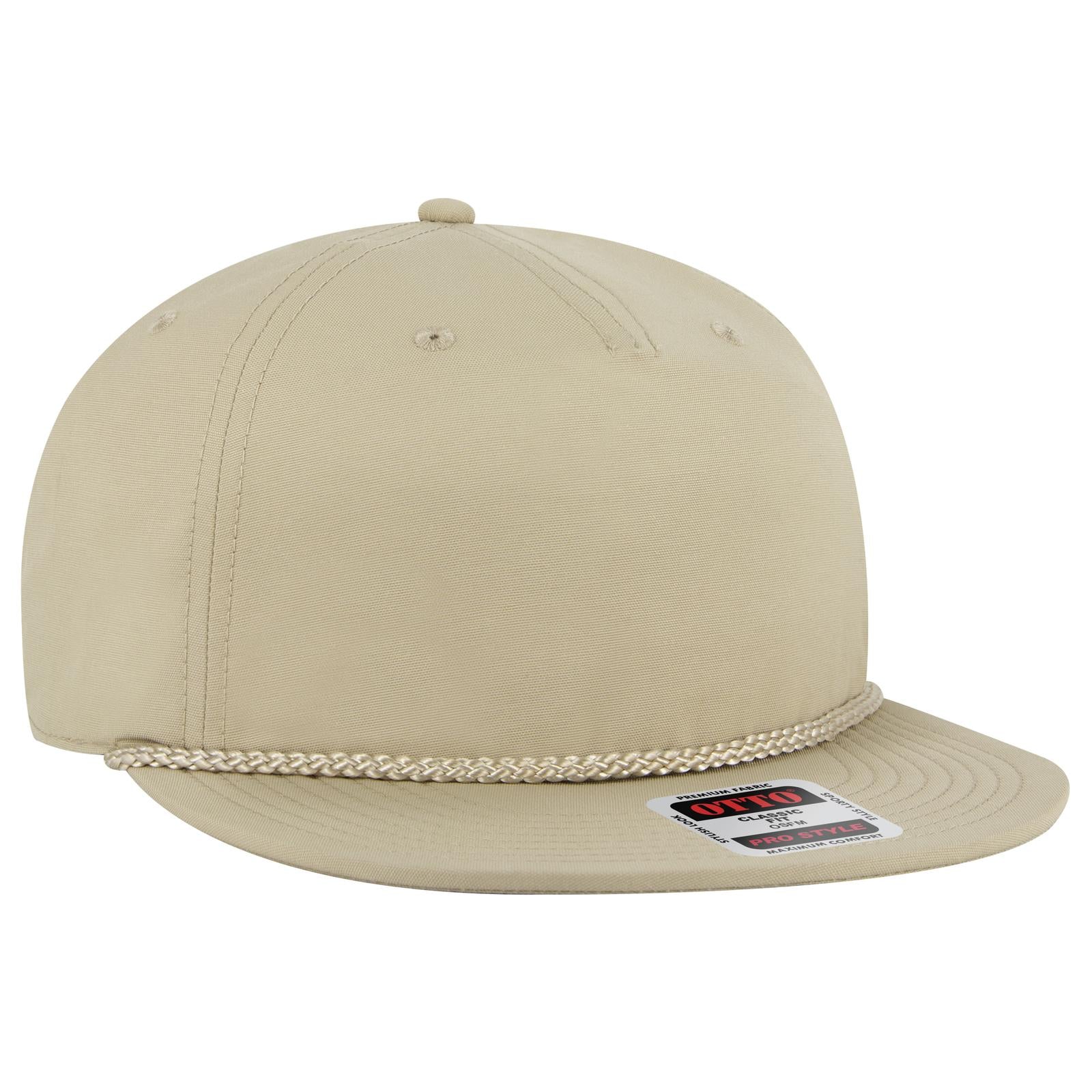 Custom Embroidered or DTF Printed - OTTO CAP® OTTO SNAP 5 Panel Pro Style Baseball Cap