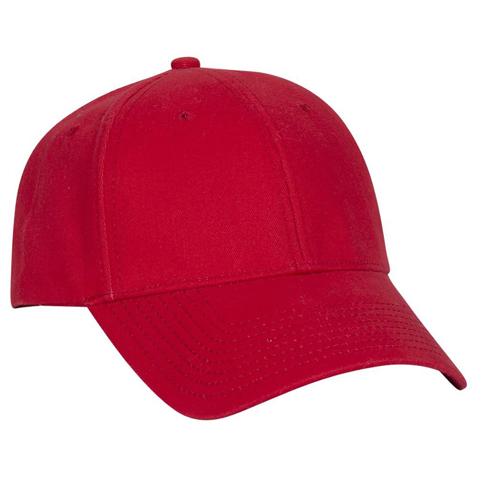 Custom Embroidered or DTF Printed - OTTO CAP® OTTO FLEX® Fitted 6 Panel Low Profile Baseball Cap