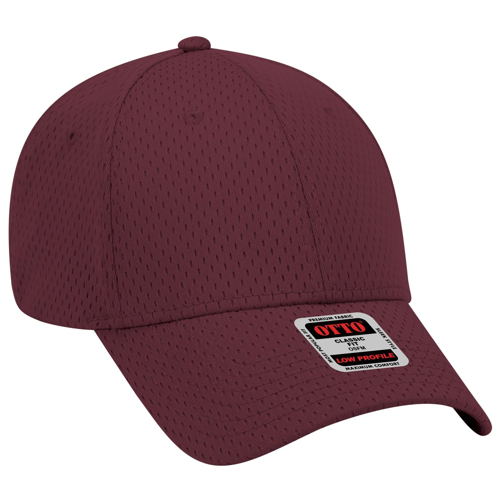 Custom Embroidered or DTF Printed - OTTO CAP® 6 Panel Low Profile Baseball Cap