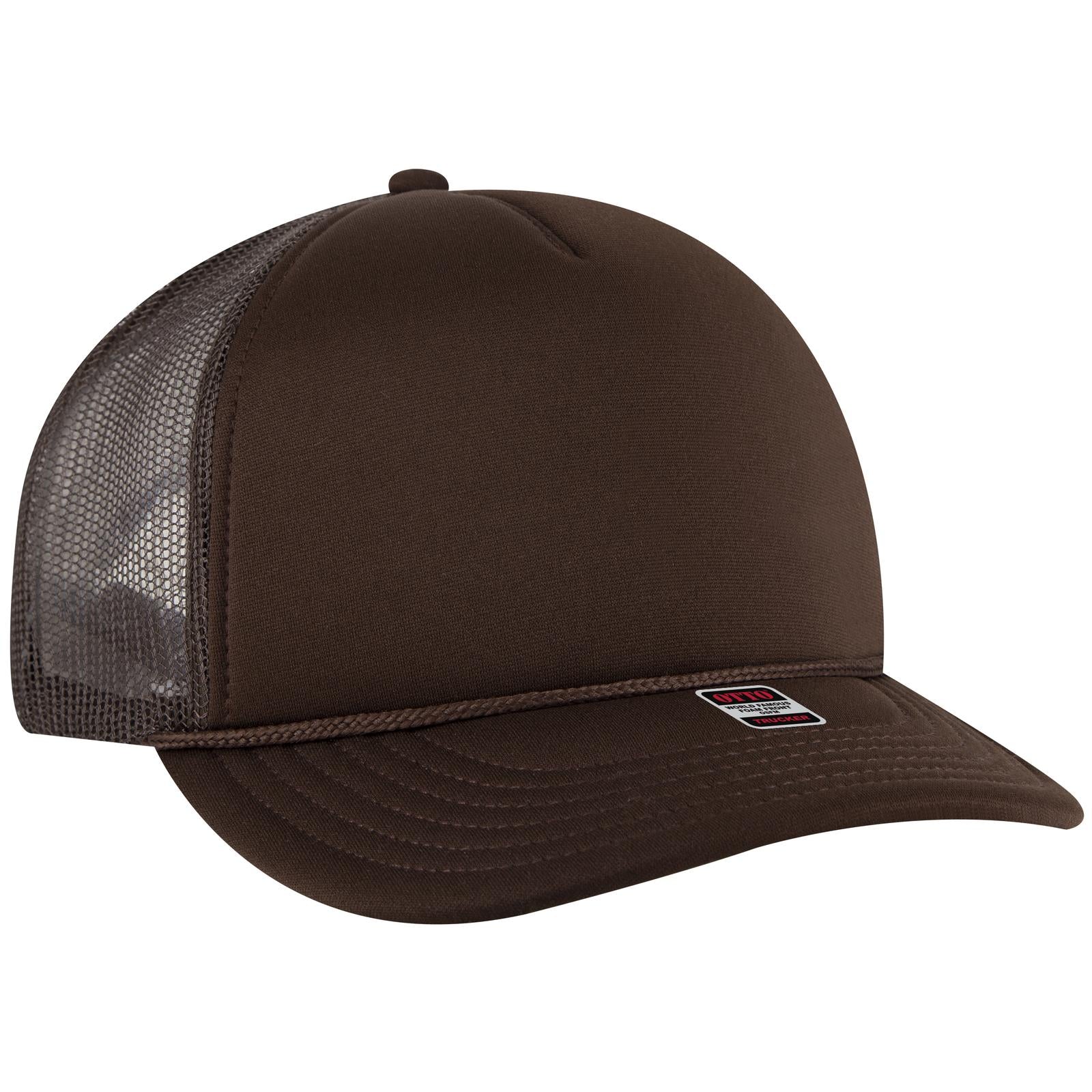 Custom Embroidered or DTF Printed - OTTO CAP® 5 Panel Pro Style Mesh Back Trucker Hat