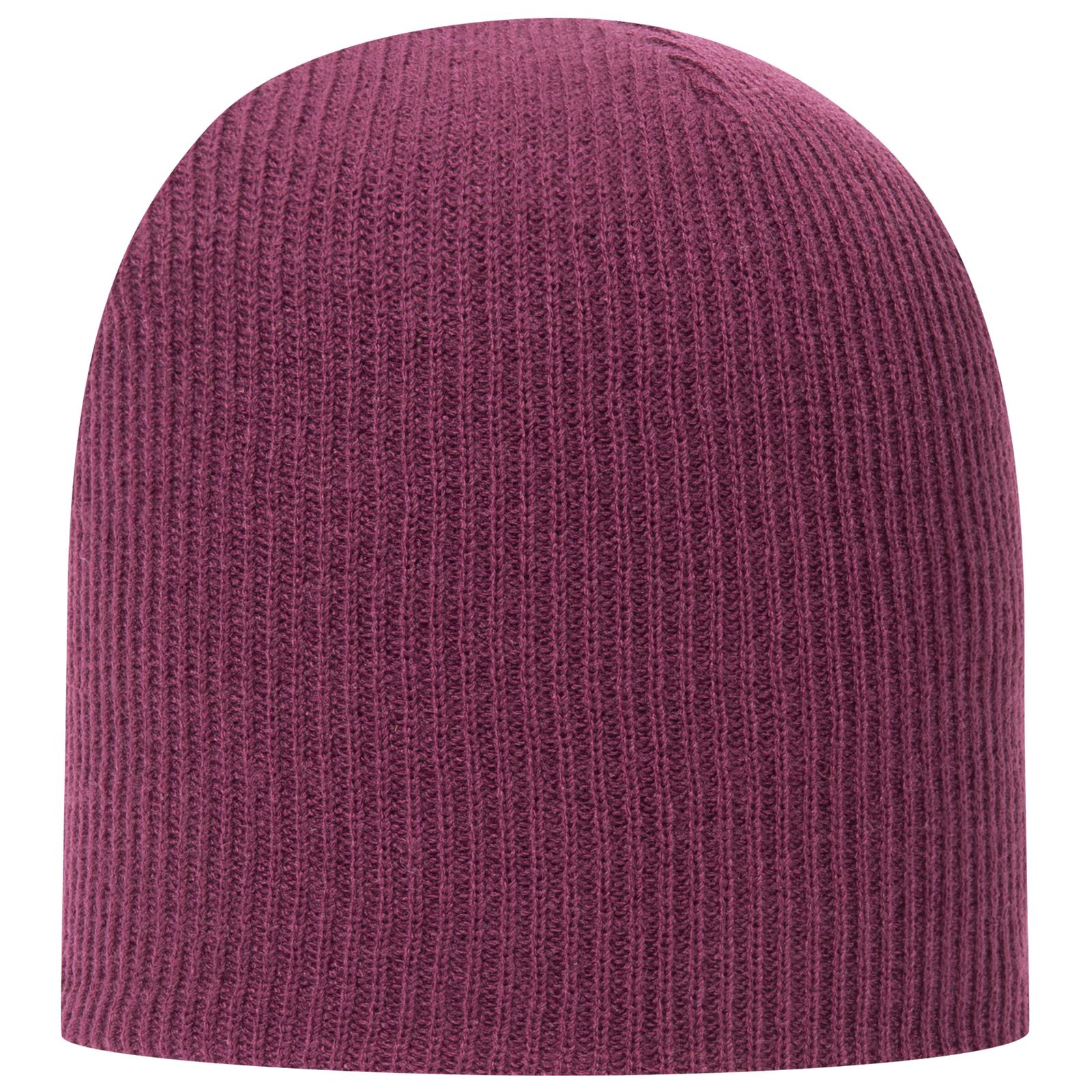 Custom Embroidered or DTF Printed - OTTO CAP® 9 1/2" Premium Rib Knit Beanie