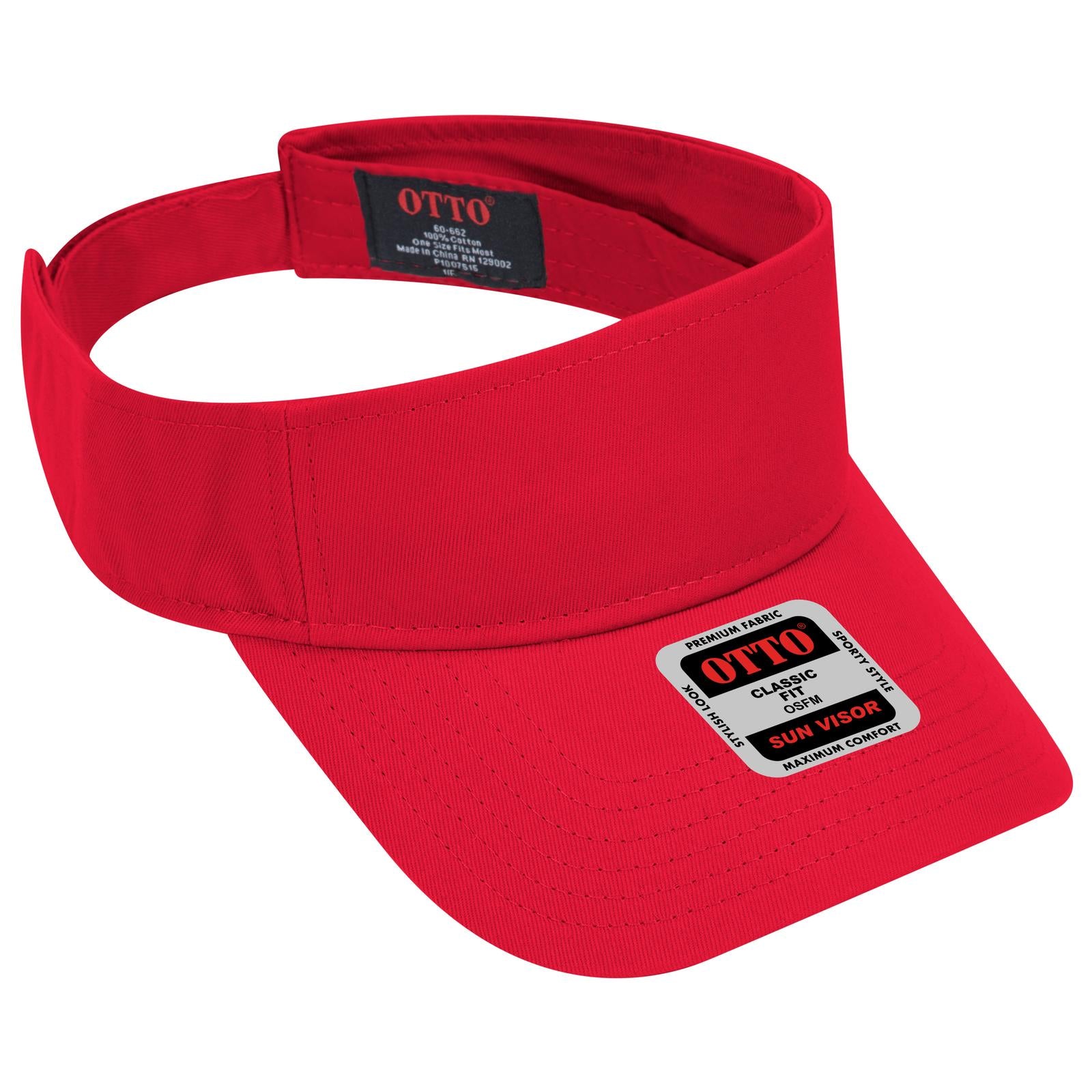 Custom Embroidered or DTF Printed - OTTO CAP® Sun Visor