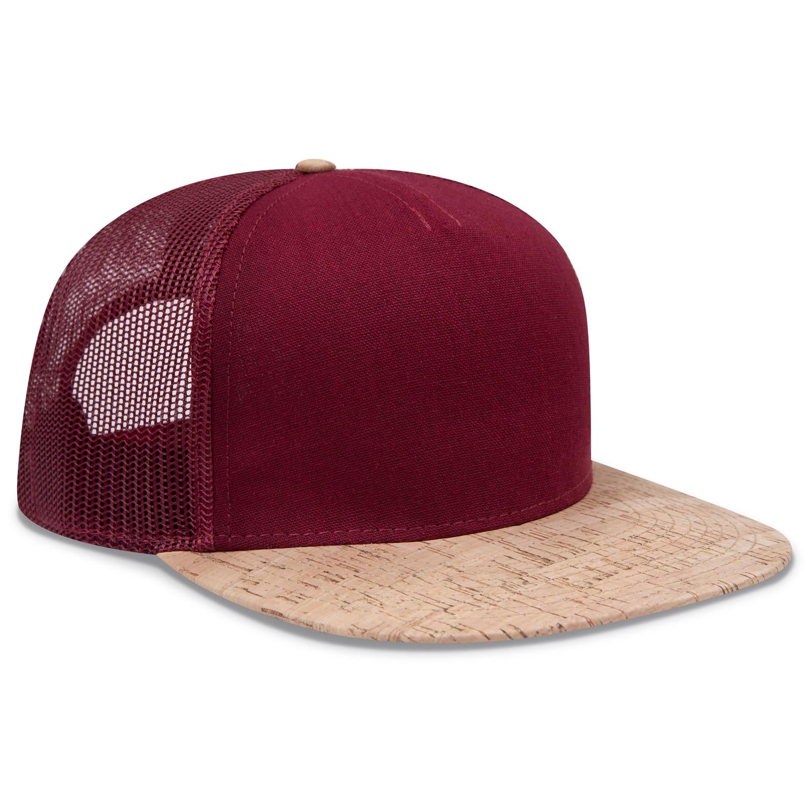 Custom Embroidered or DTF Printed - OTTO CAP® OTTO SNAP 5 Panel Pro Style Mesh Back Trucker Snapback Hat