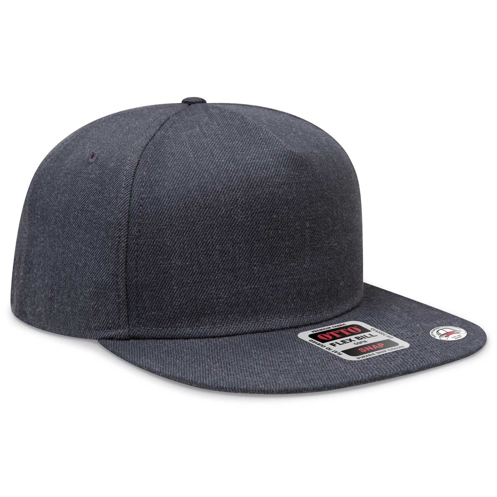 Custom Embroidered or DTF Printed - OTTO CAP® OTTO SNAP 5 Panel Pro Style Snapback Hat