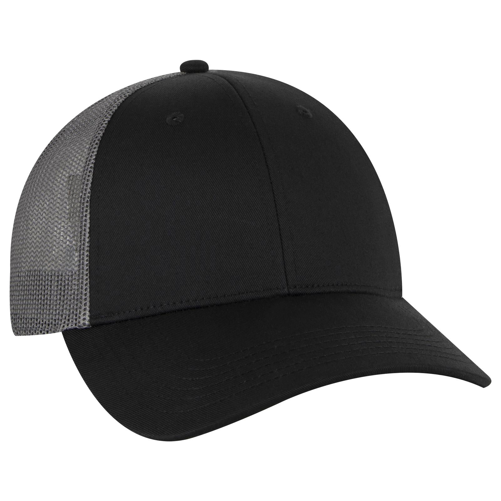Custom Embroidered or DTF Printed - OTTO CAP® 6 Panel Low Profile Mesh Back Trucker Hat
