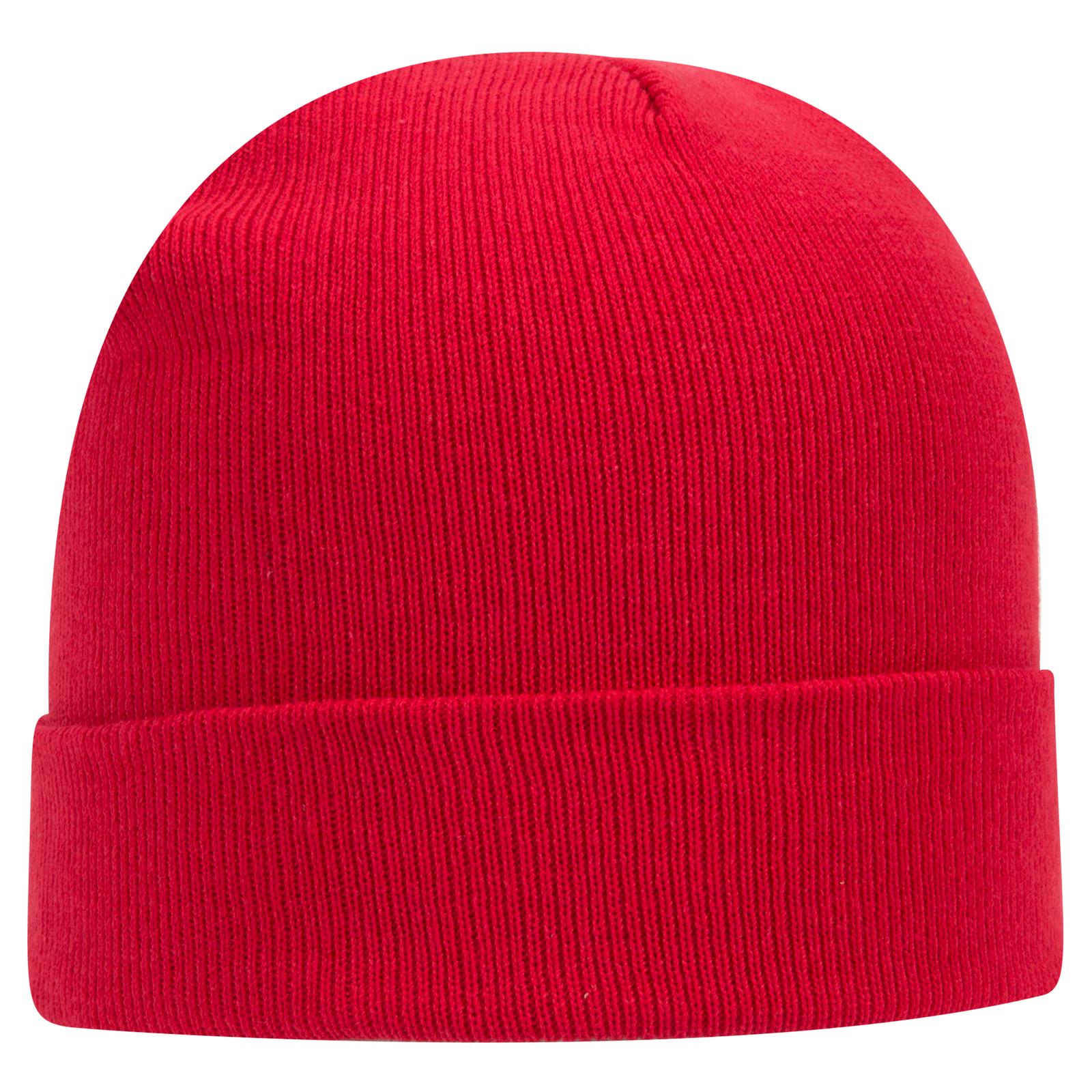Custom Embroidered or DTF Printed - OTTO CAP® 12" Classic Knit Beanie w/ Cuff