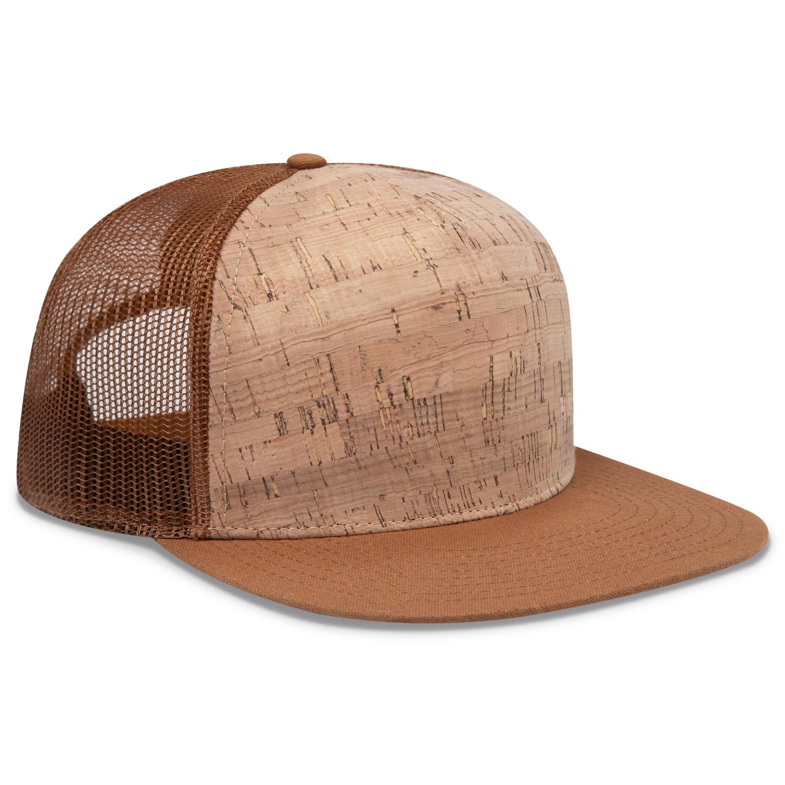 Custom Embroidered or DTF Printed - OTTO CAP® OTTO SNAP 5 Panel Pro Style Mesh Back Trucker Snapback Hat