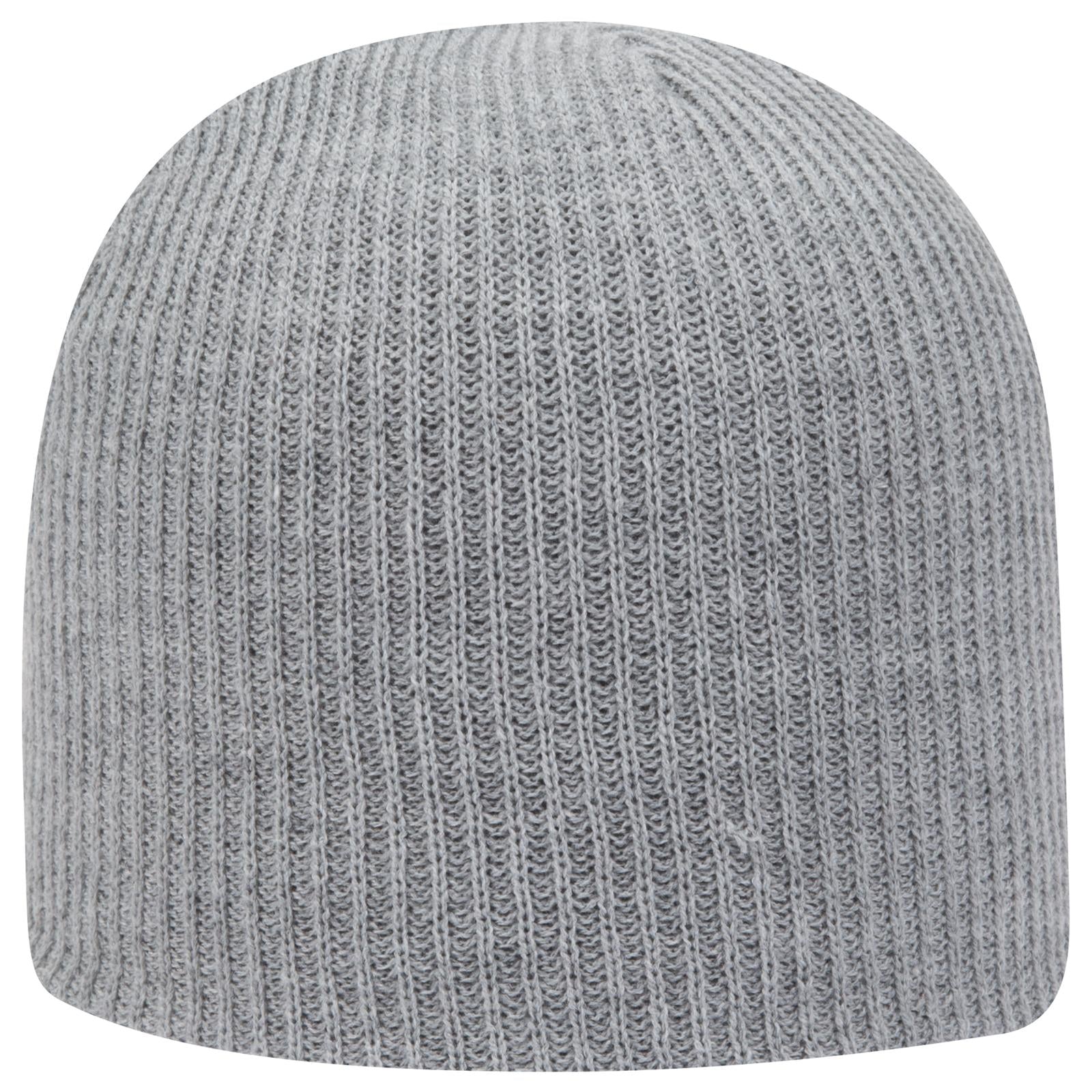 Custom Embroidered or DTF Printed - OTTO CAP® 9 1/2" Premium Rib Knit Beanie