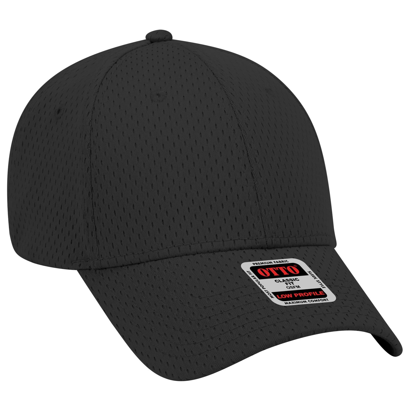 Custom Embroidered or DTF Printed - OTTO CAP® 6 Panel Low Profile Baseball Cap