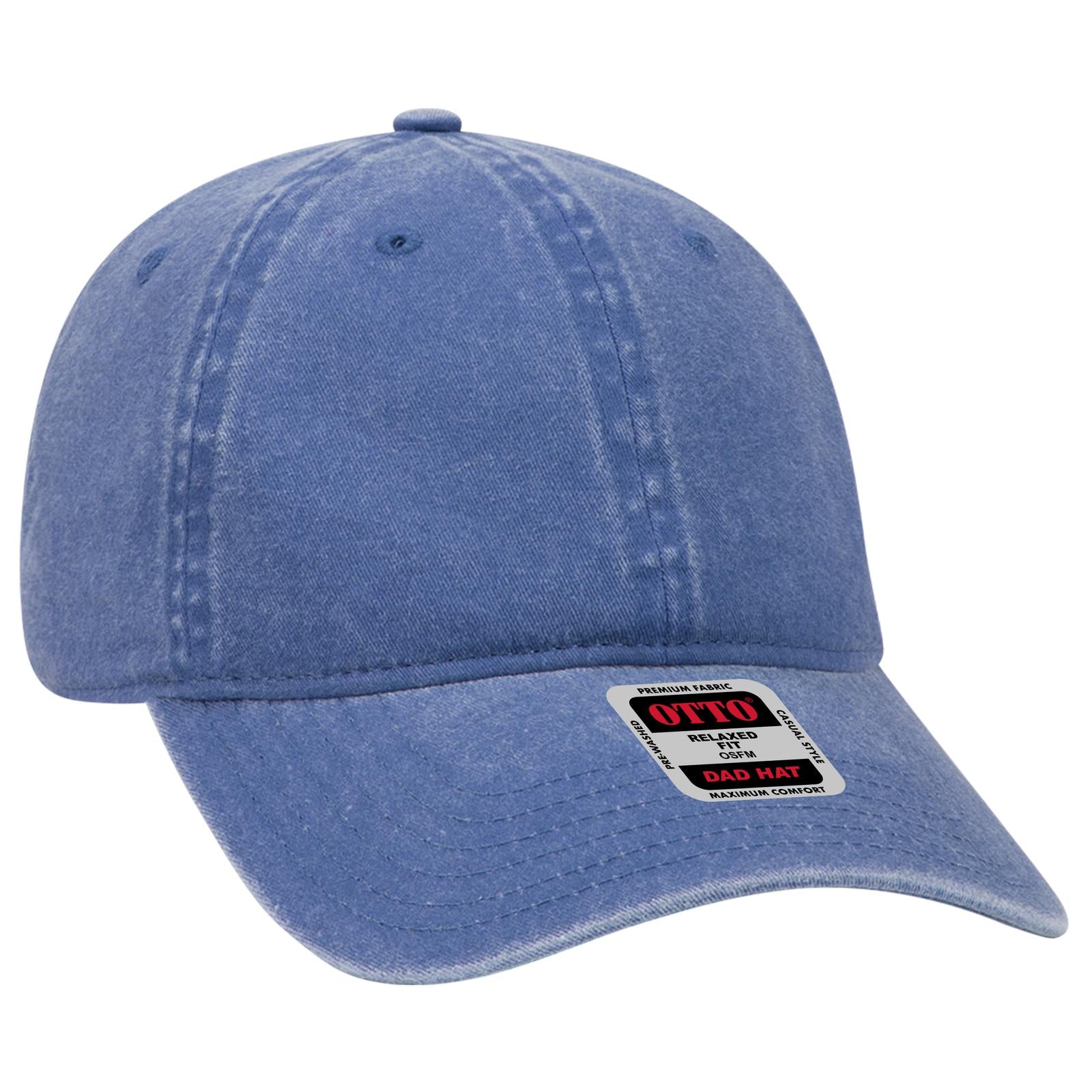 Custom Embroidered - OTTO CAP 6 Panel Low Profile Dad Hat