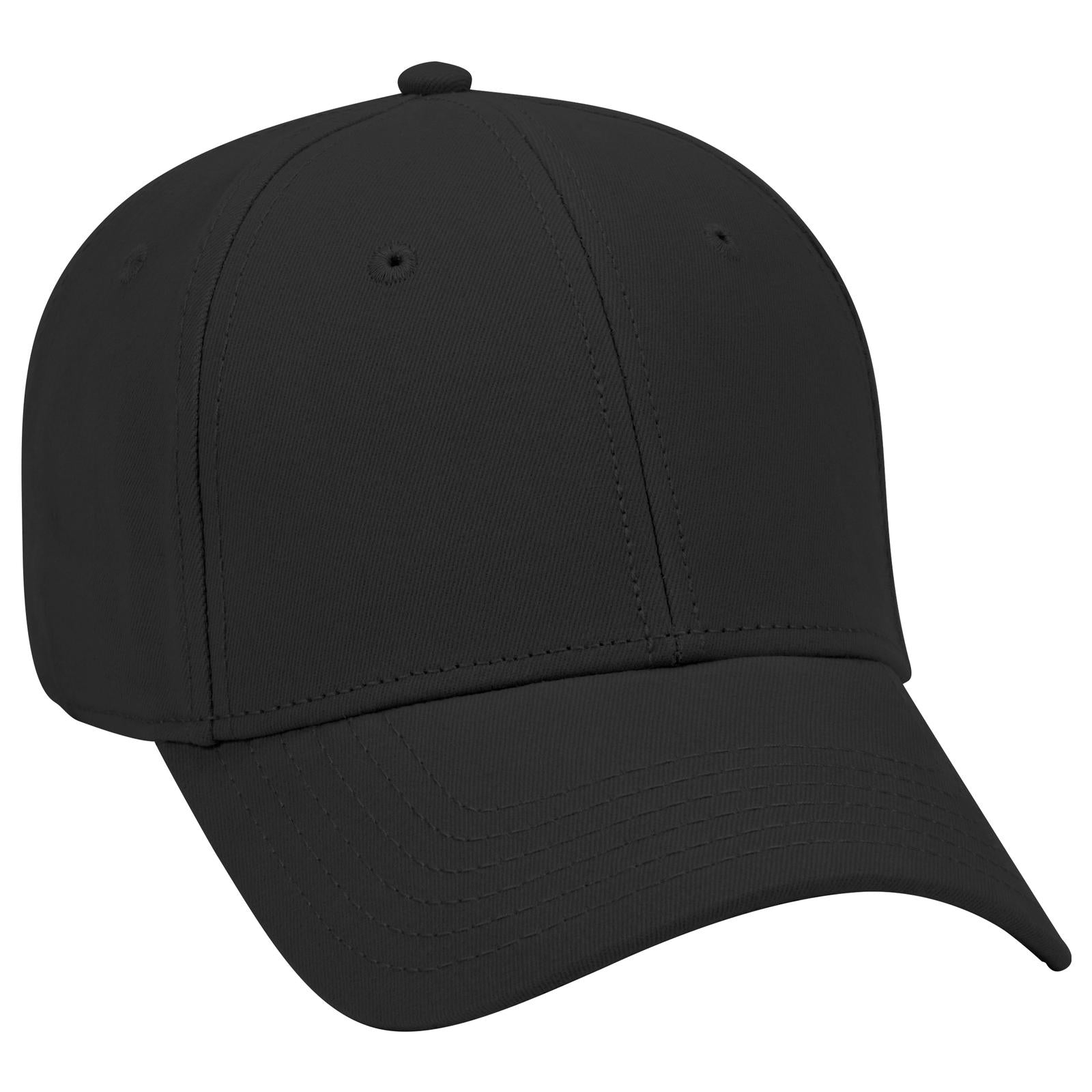 Custom Embroidered or DTF Printed - OTTO CAP® 6 Panel Low Profile Baseball Cap