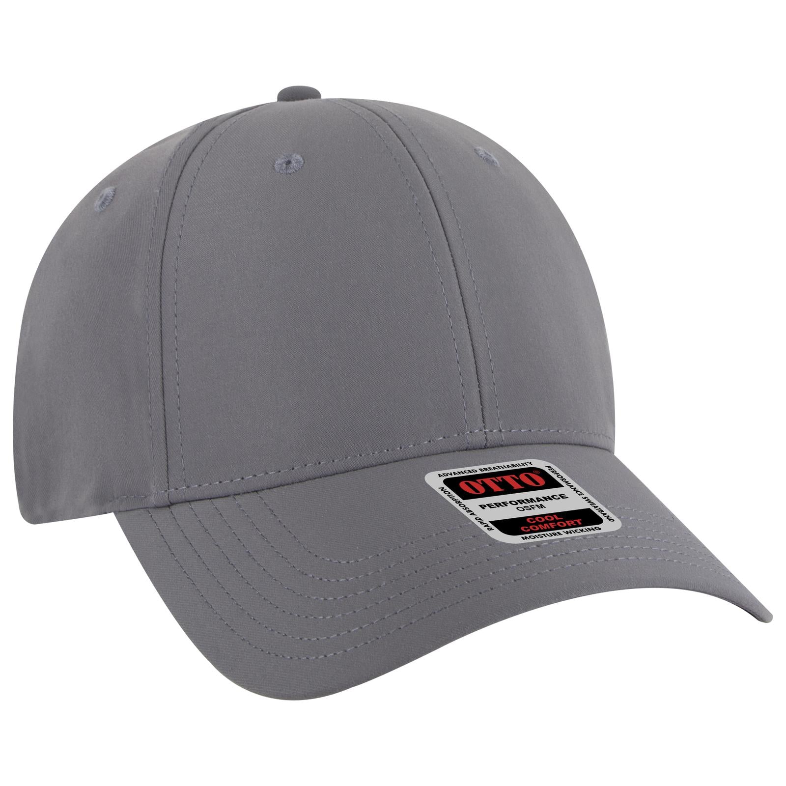 Custom Embroidered or DTF Printed - OTTO CAP® 6 Panel Low Profile Baseball Cap