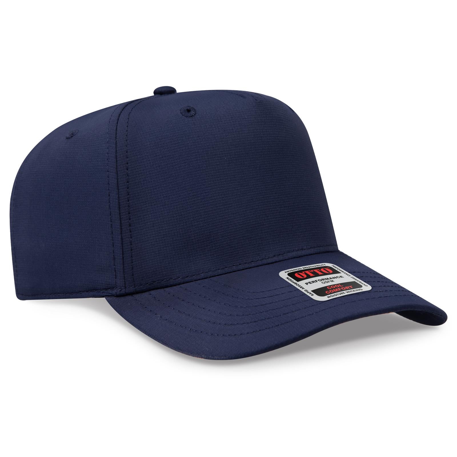 Custom Embroidered or DTF Printed - OTTO CAP® 5 Panel Mid Profile Baseball Cap