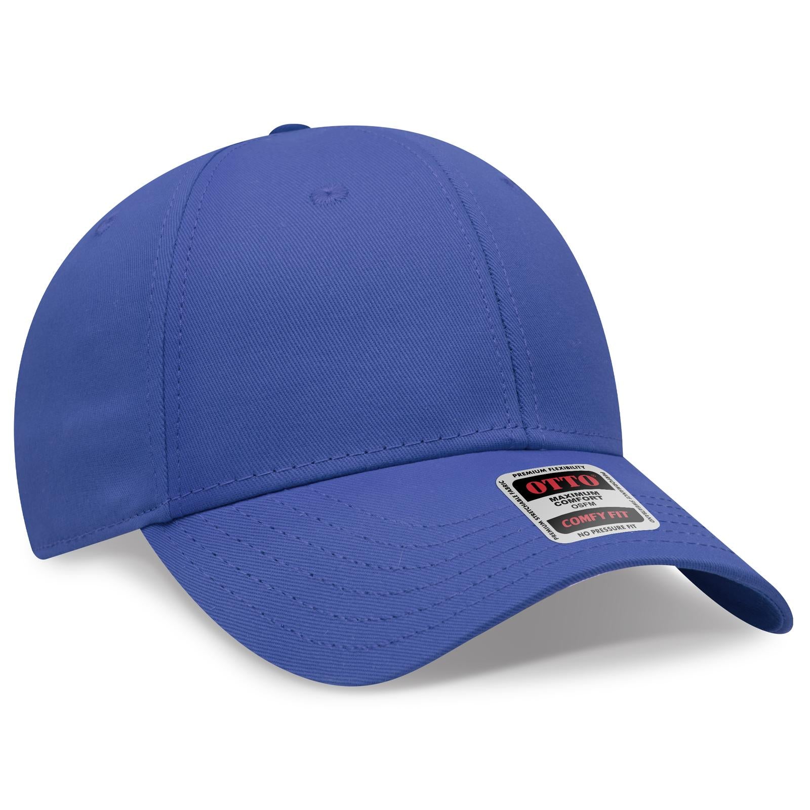 Custom Embroidered or DTF Printed - OTTO CAP® OTTO COMFY FIT® 6 Panel Low Profile Baseball Cap