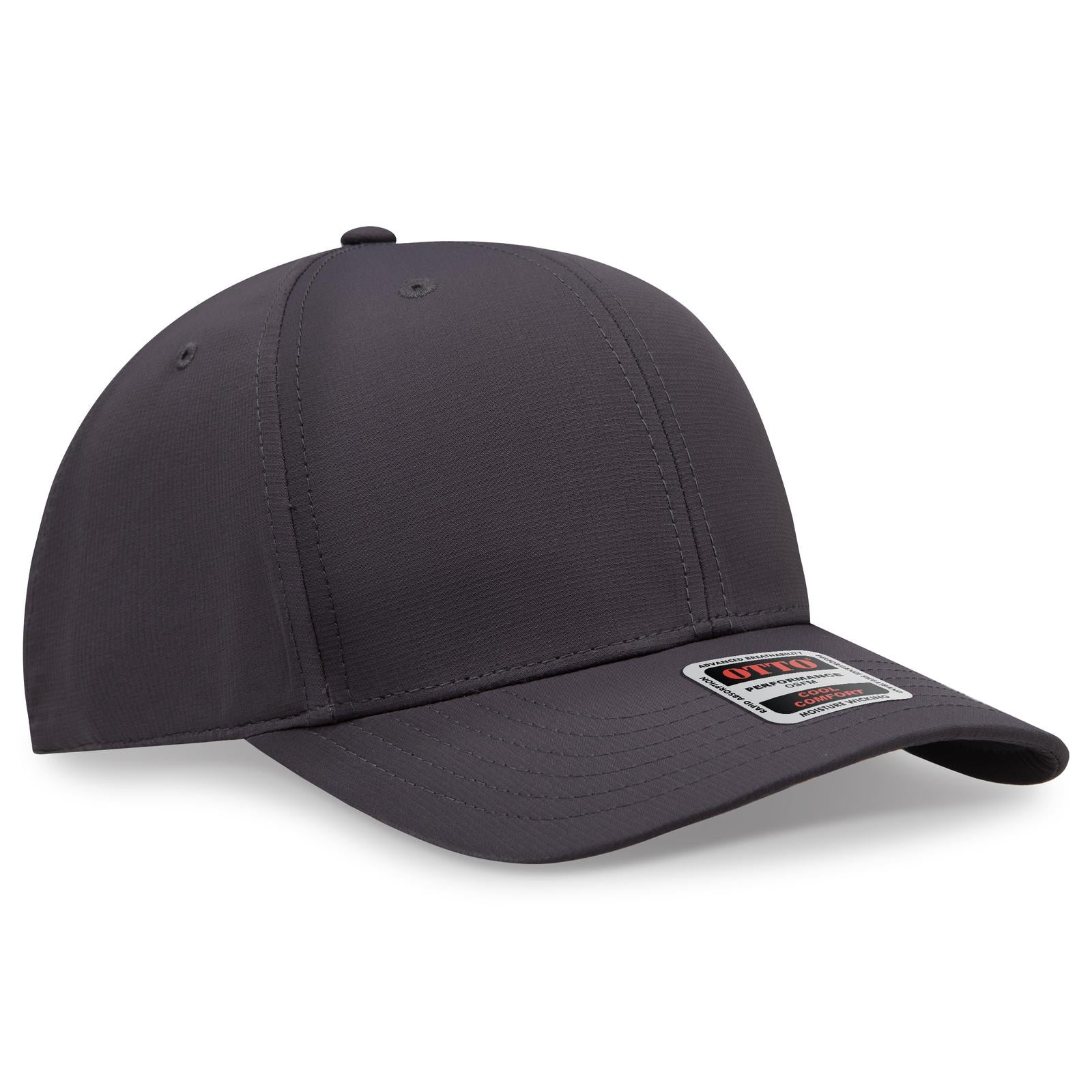 Custom Embroidered or DTF Printed - OTTO CAP® 6 Panel Mid Profile Baseball Cap