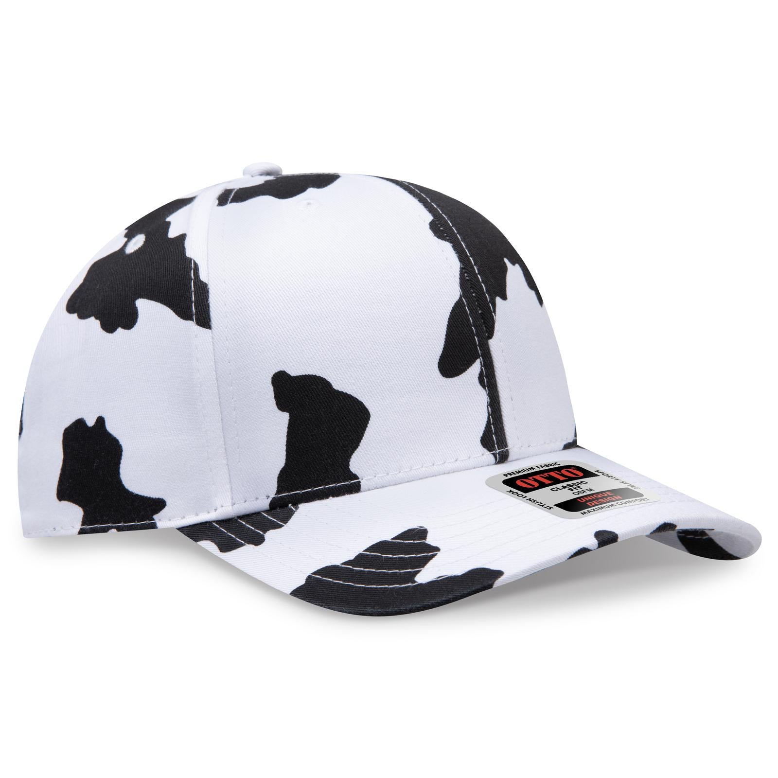 Custom Embroidered or DTF Printed - OTTO CAP® 6 Panel Mid Profile Baseball Cap