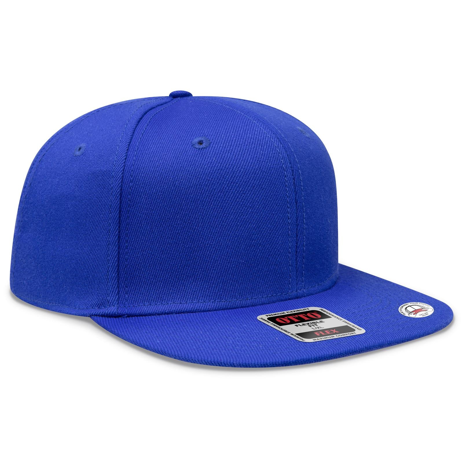 Custom Embroidered or DTF Printed - OTTO CAP® OTTO FLEX® Fitted 6 Panel Pro Style Baseball Cap