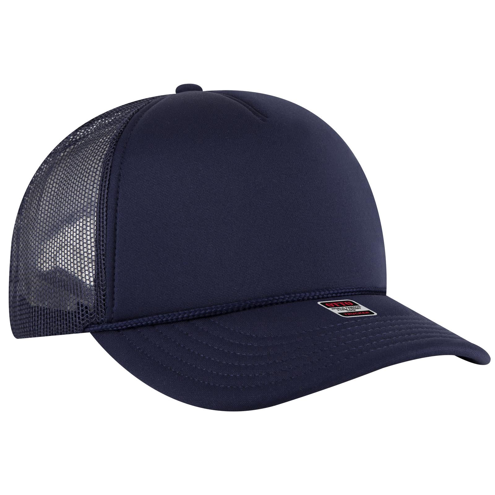Custom Embroidered or DTF Printed - OTTO CAP® 5 Panel Pro Style Mesh Back Trucker Hat