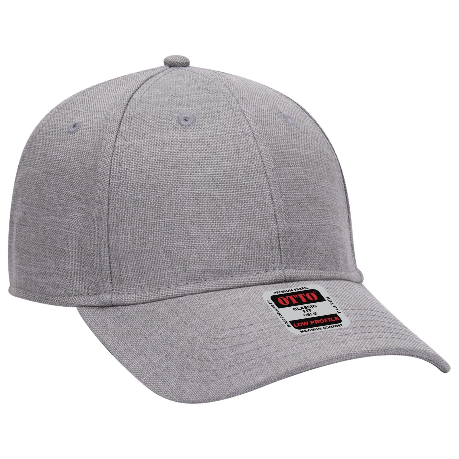 Custom Embroidered or DTF Printed - OTTO CAP® 6 Panel Low Profile Baseball Cap