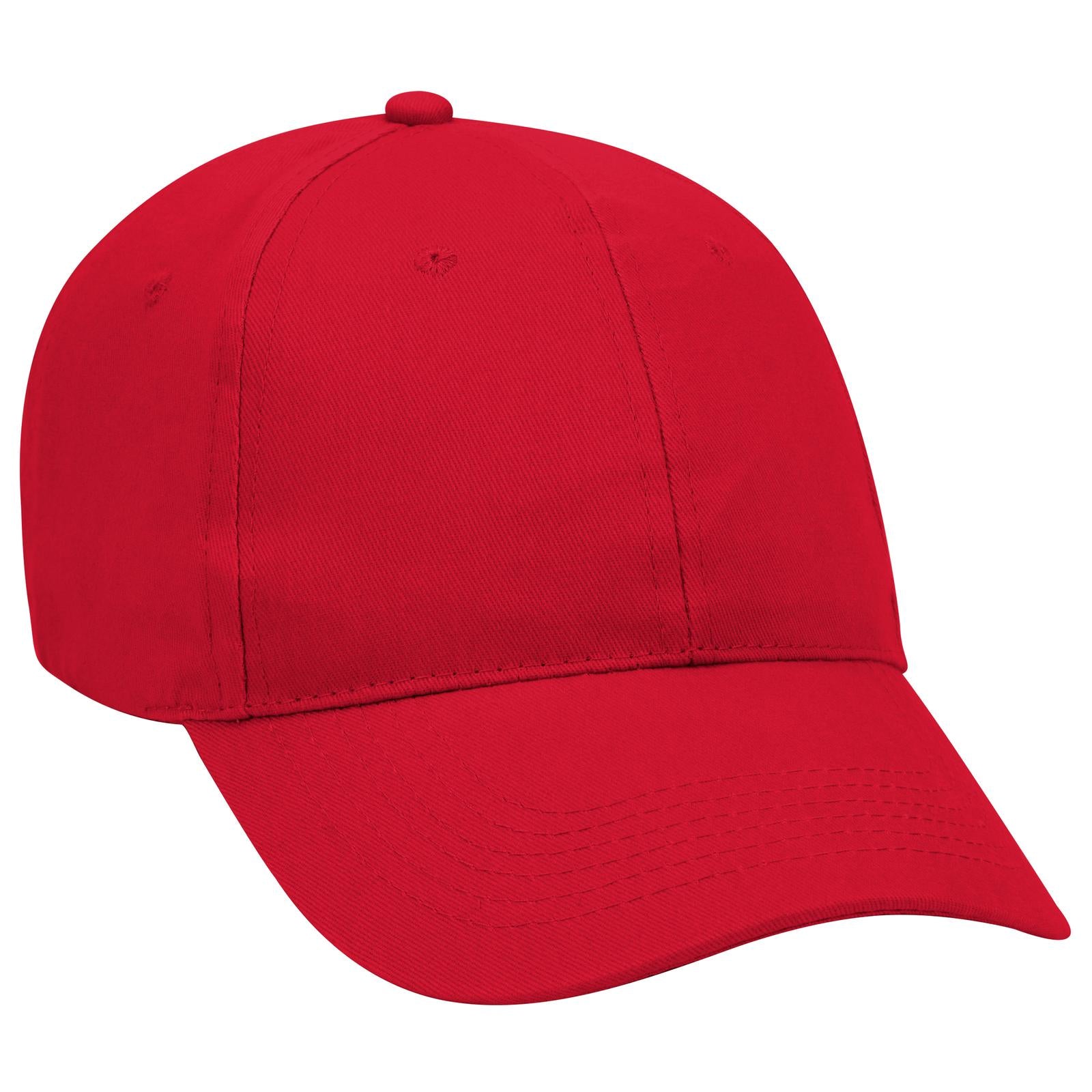 Custom Embroidered or DTF Printed - OTTO CAP® 6 Panel Low Profile Baseball Cap