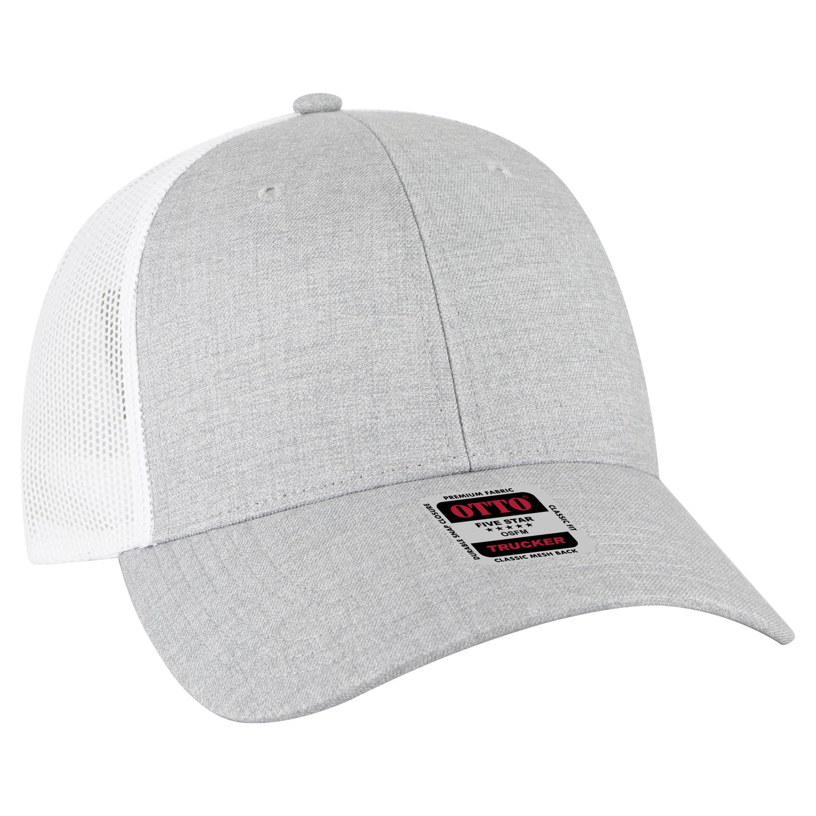 Custom Embroidered or DTF Printed - OTTO CAP® 6 Panel Low Profile Mesh Back Trucker Hat