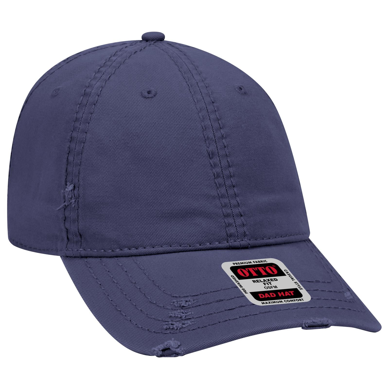 Custom Embroidered or DTF Printed - OTTO CAP® 6 Panel Low Profile Dad Hat