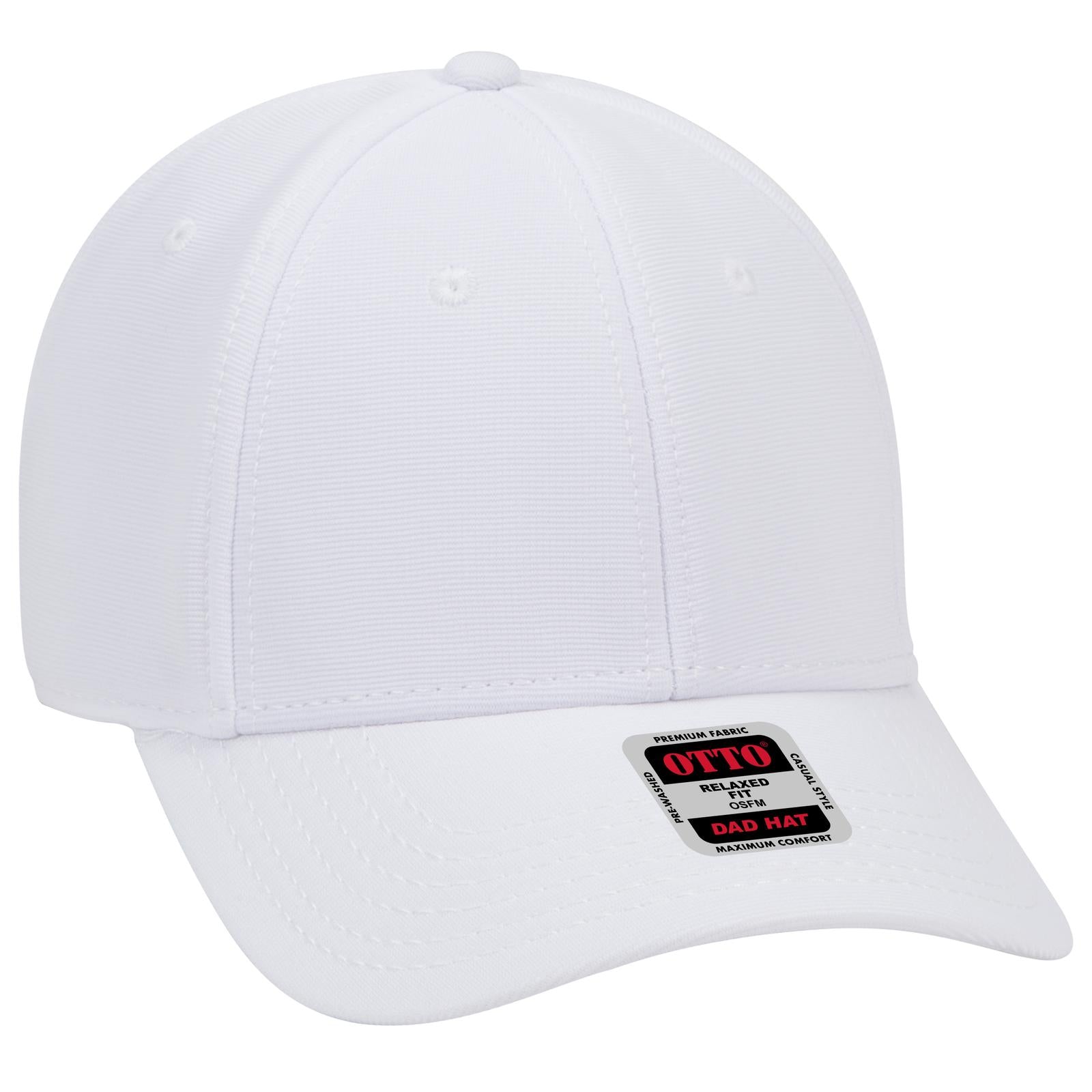 Custom Embroidered or DTF Printed - OTTO CAP® 6 Panel Low Profile Baseball Cap