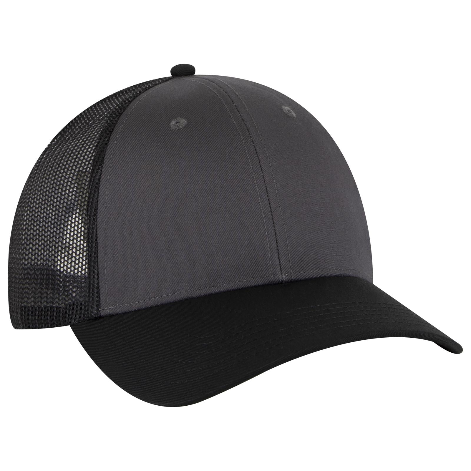 Custom Embroidered or DTF Printed - OTTO CAP® 6 Panel Low Profile Mesh Back Trucker Hat
