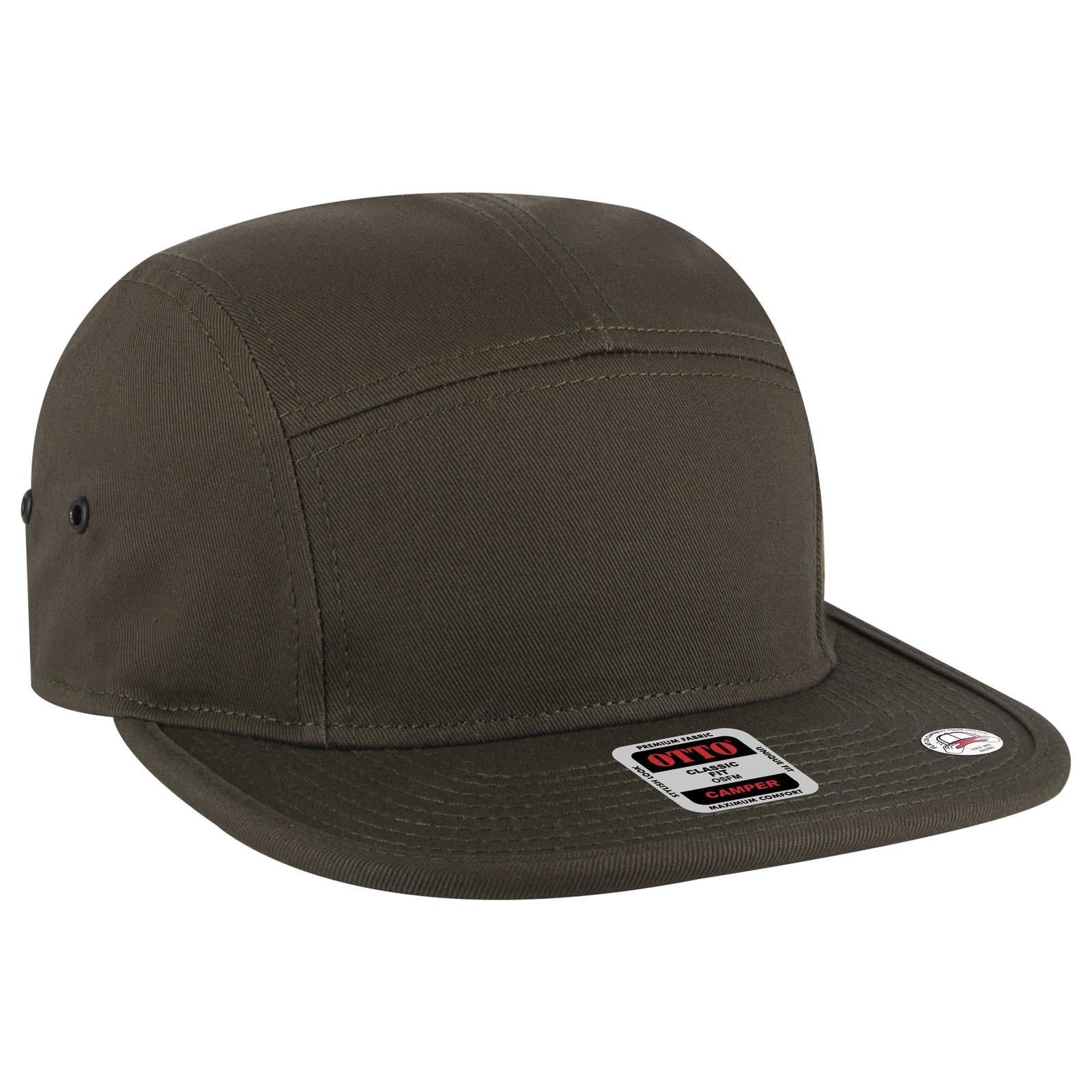 Custom Embroidered or DTF Printed - OTTO CAP® 5 Panel Camper Hat