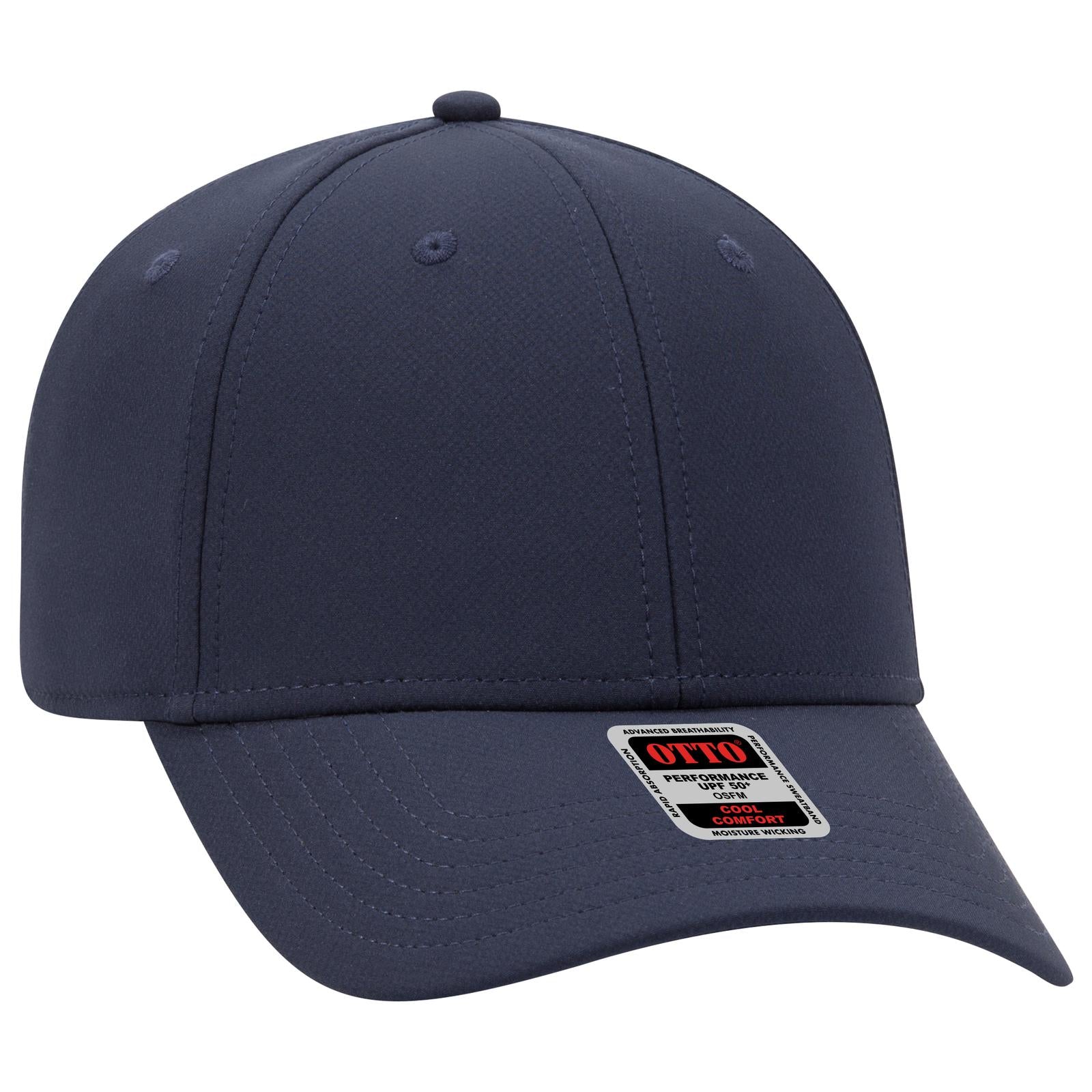 Custom Embroidered or DTF Printed - OTTO CAP® UPF 50+ 6 Panel Low Profile Baseball Cap