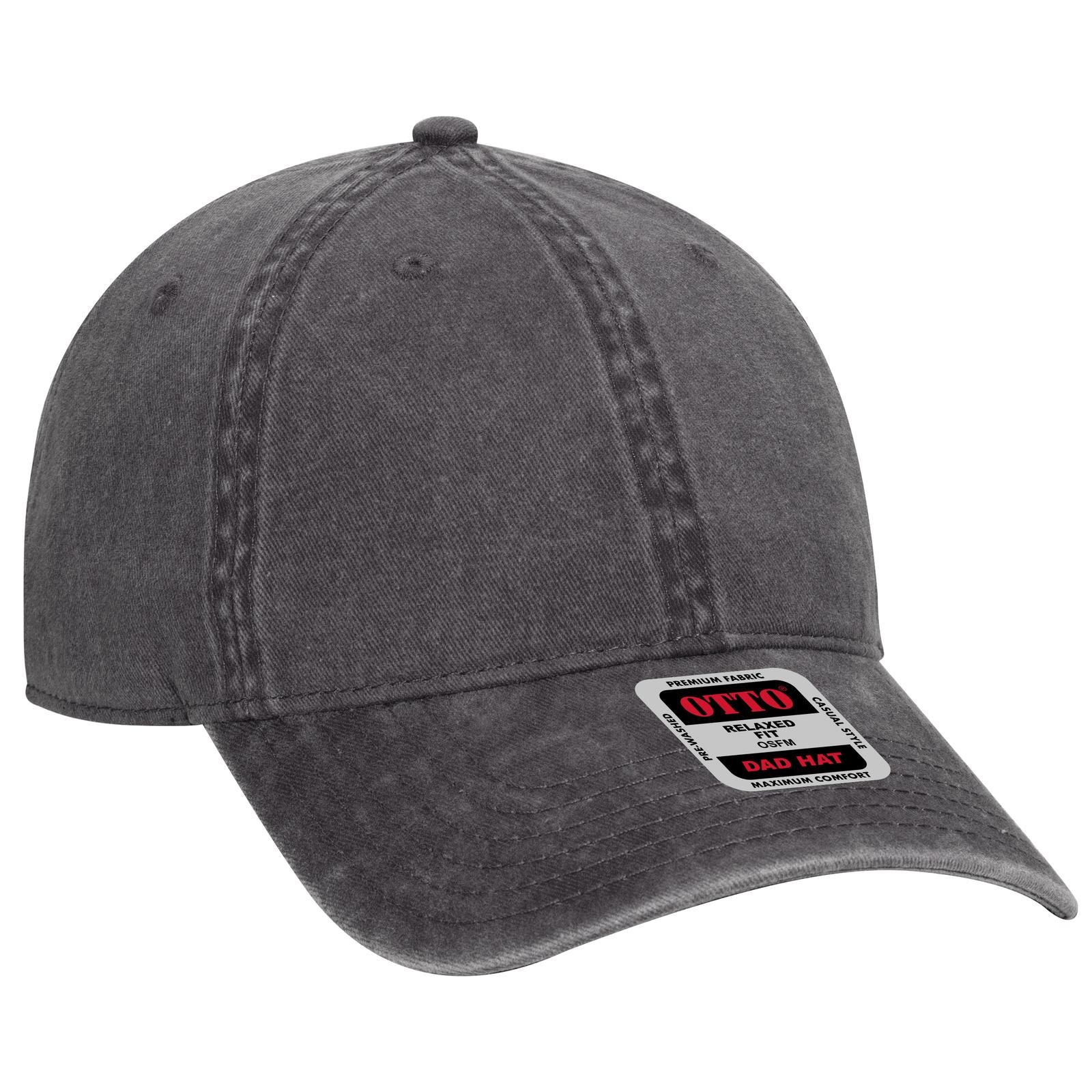 Custom Embroidered or DTF Printed - OTTO CAP 6 Panel Low Profile Dad Hat
