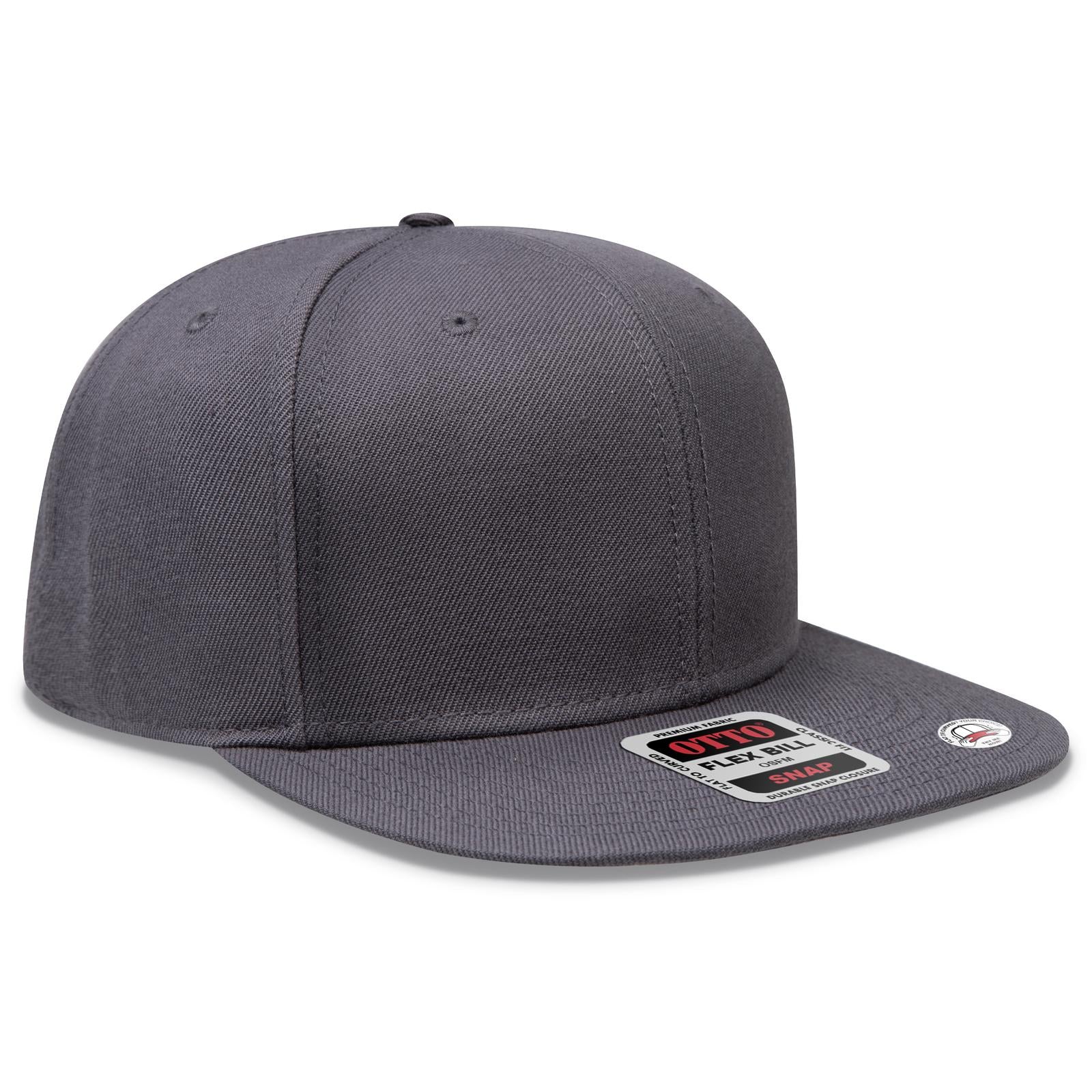 Custom Embroidered or DTF Printed - OTTO CAP® OTTO SNAP 6 Panel Pro Style Snapback Hat