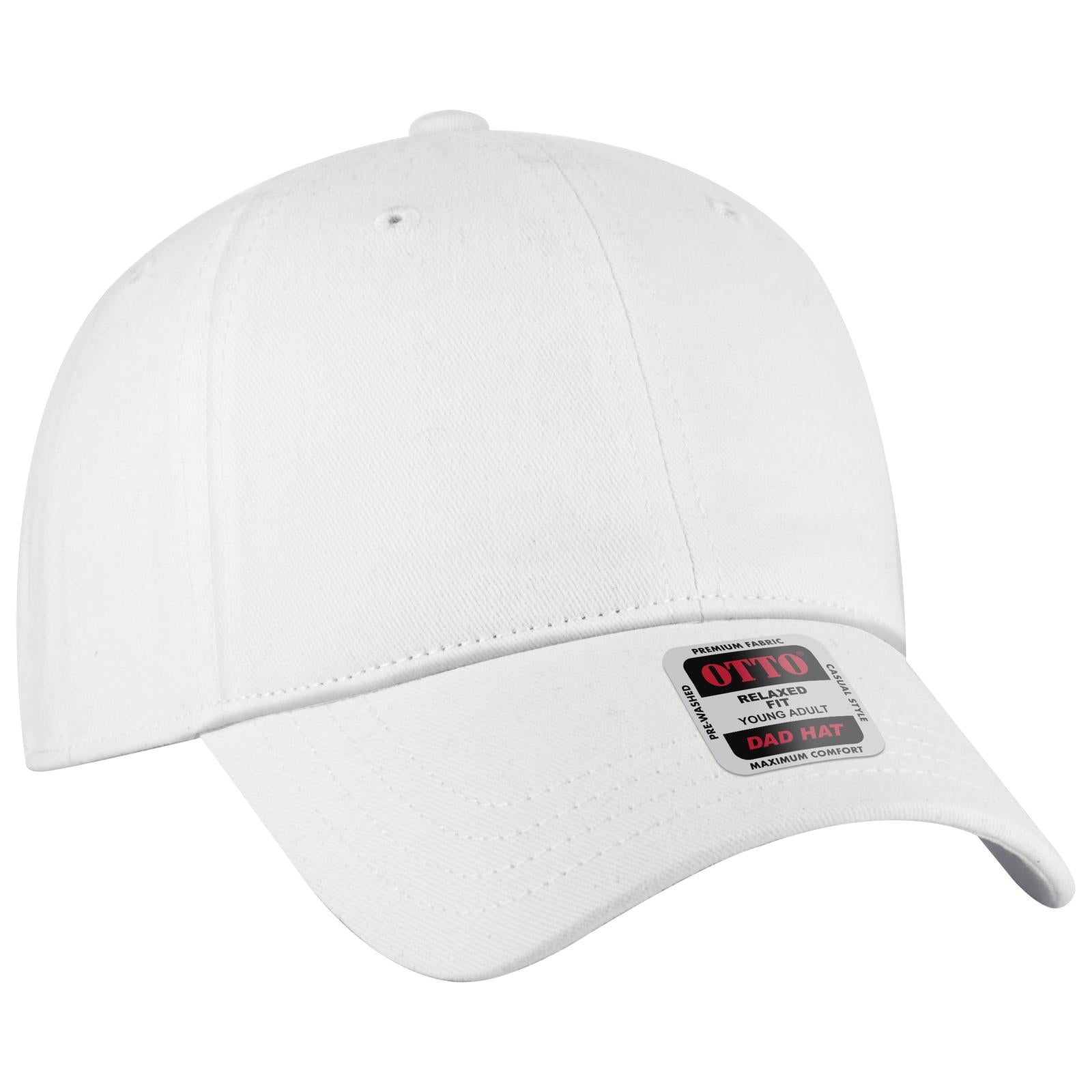 Custom Embroidered - OTTO CAP 6 Panel Low Profile Dad Hat