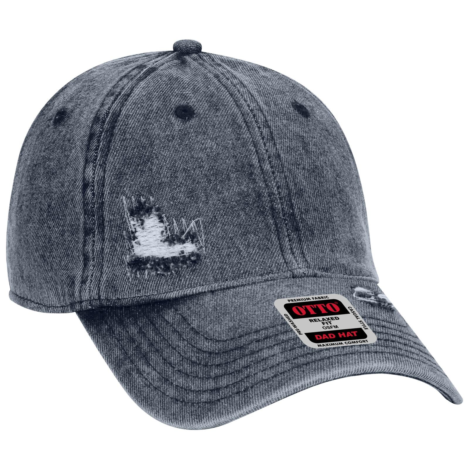 Custom Embroidered or DTF Printed - OTTO CAP® 6 Panel Low Profile Dad Hat