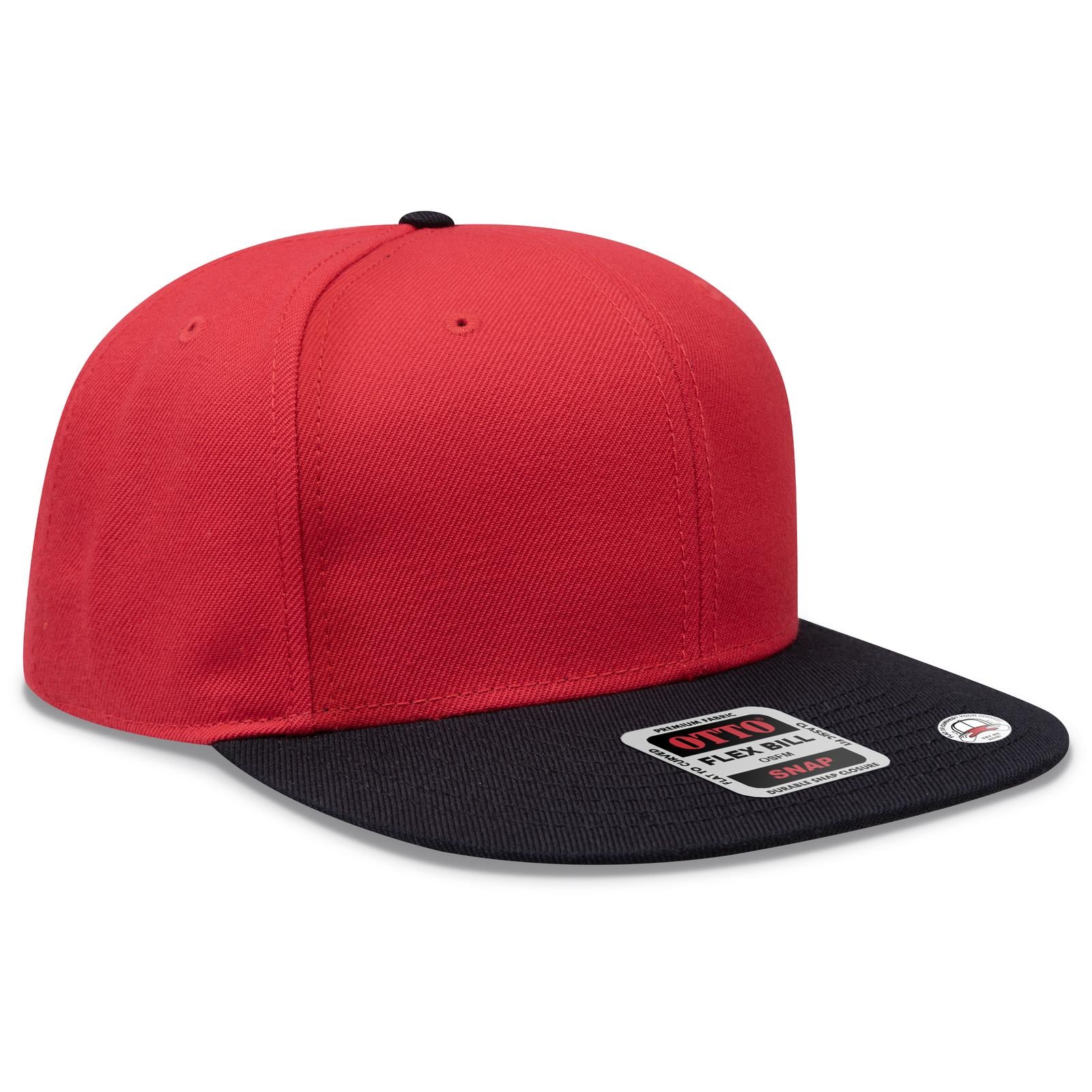 Custom Embroidered or DTF Printed - OTTO CAP® OTTO SNAP 6 Panel Pro Style Snapback Hat