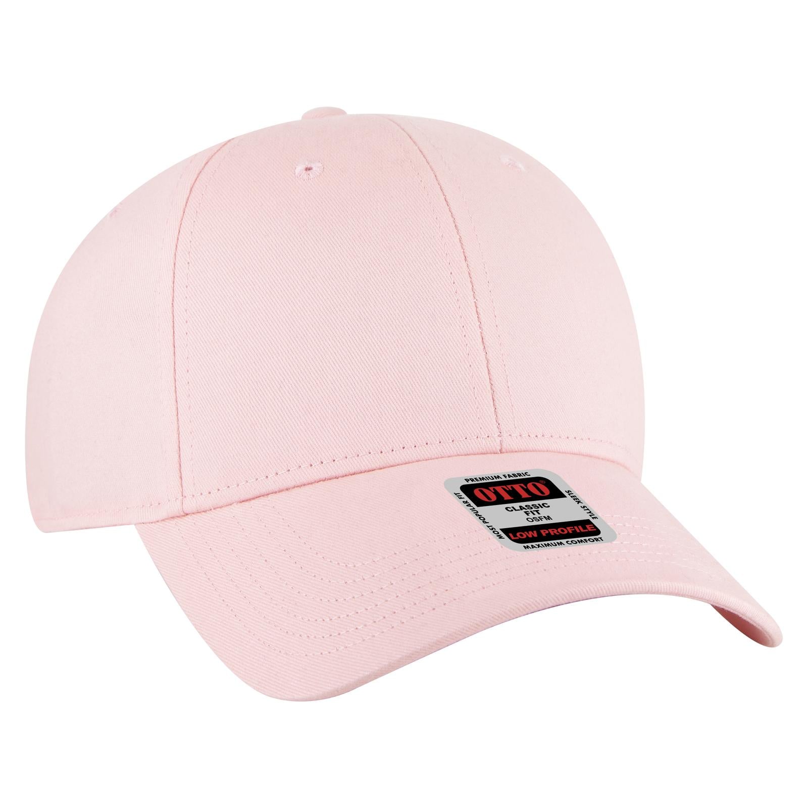 Custom Embroidered or DTF Printed - OTTO CAP® 6 Panel Low Profile Baseball Cap