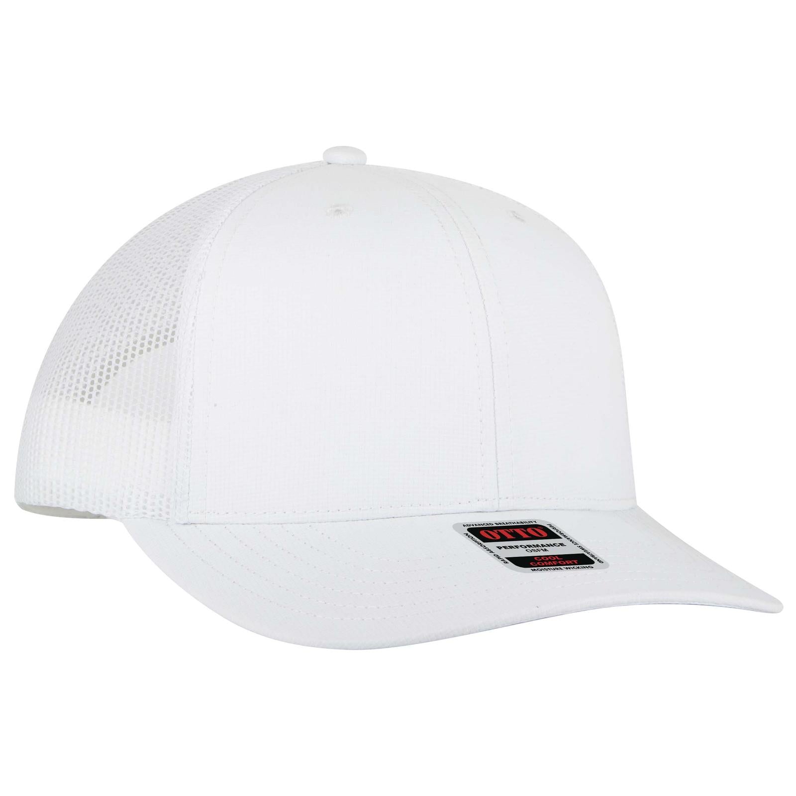 Custom Embroidered or DTF Printed - OTTO CAP® 6 Panel Mid Profile Mesh Back Trucker Hat