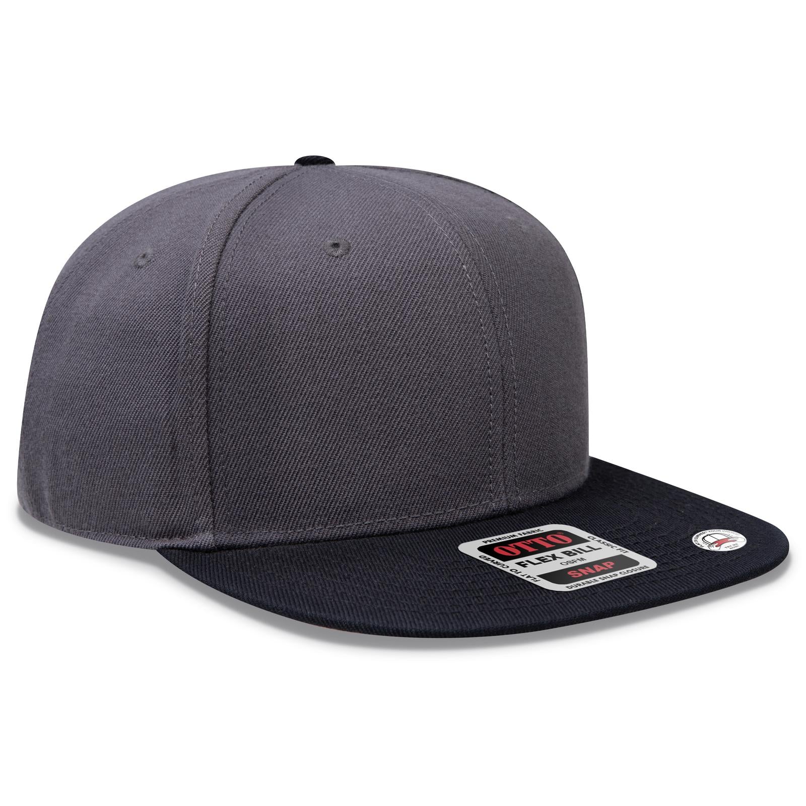 Custom Embroidered or DTF Printed - OTTO CAP® OTTO SNAP 6 Panel Pro Style Snapback Hat