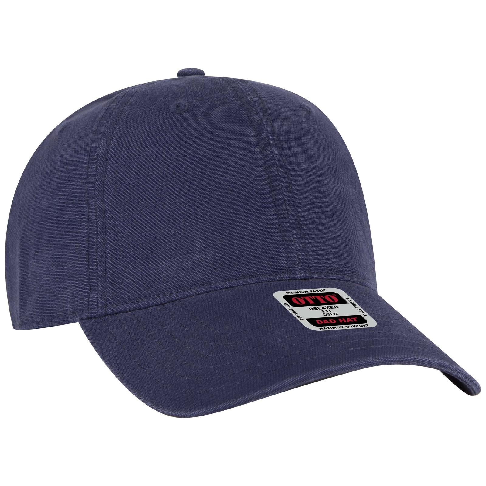 Custom Embroidered or DTF Printed - OTTO CAP® 6 Panel Low Profile Dad Hat