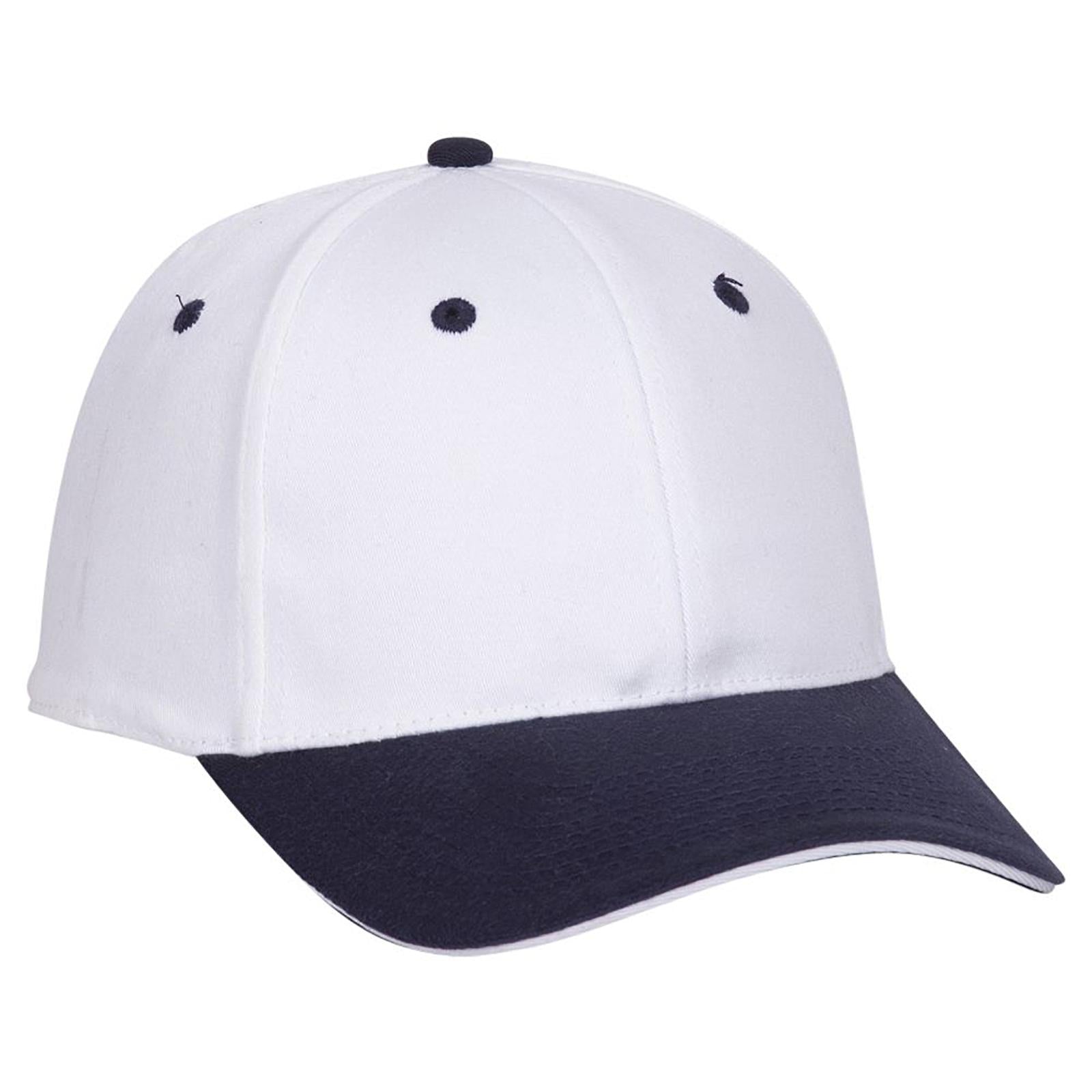 Custom Embroidered or DTF Printed - OTTO CAP® OTTO FLEX® Fitted 6 Panel Low Profile Baseball Cap