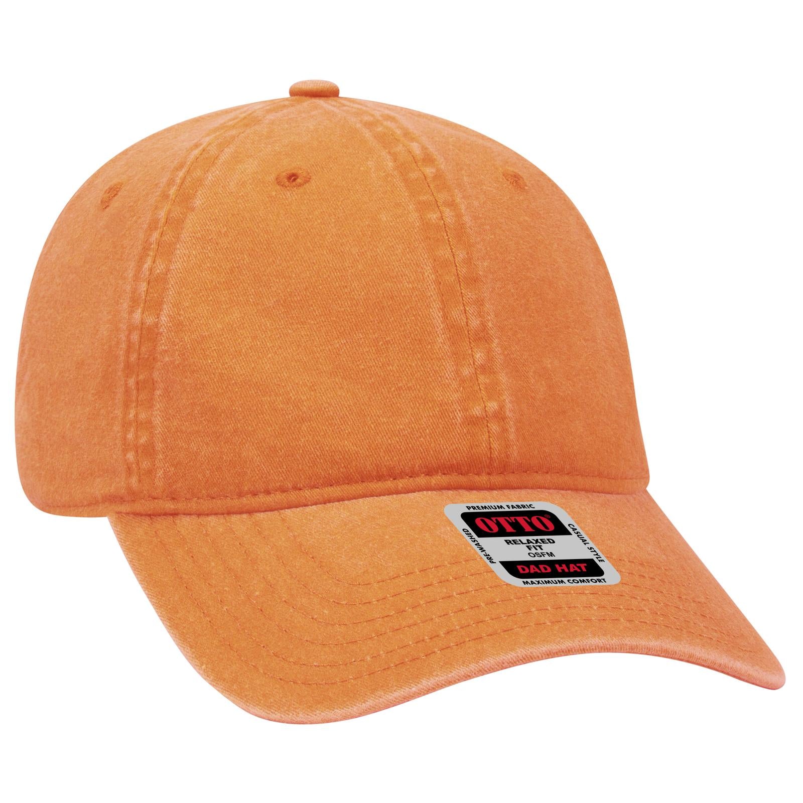 Custom Embroidered - OTTO CAP 6 Panel Low Profile Dad Hat